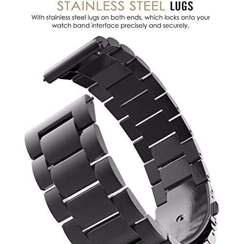 FitTurn Banda de Acero Inoxidable para Xiaomi Watch S4/S3/S2