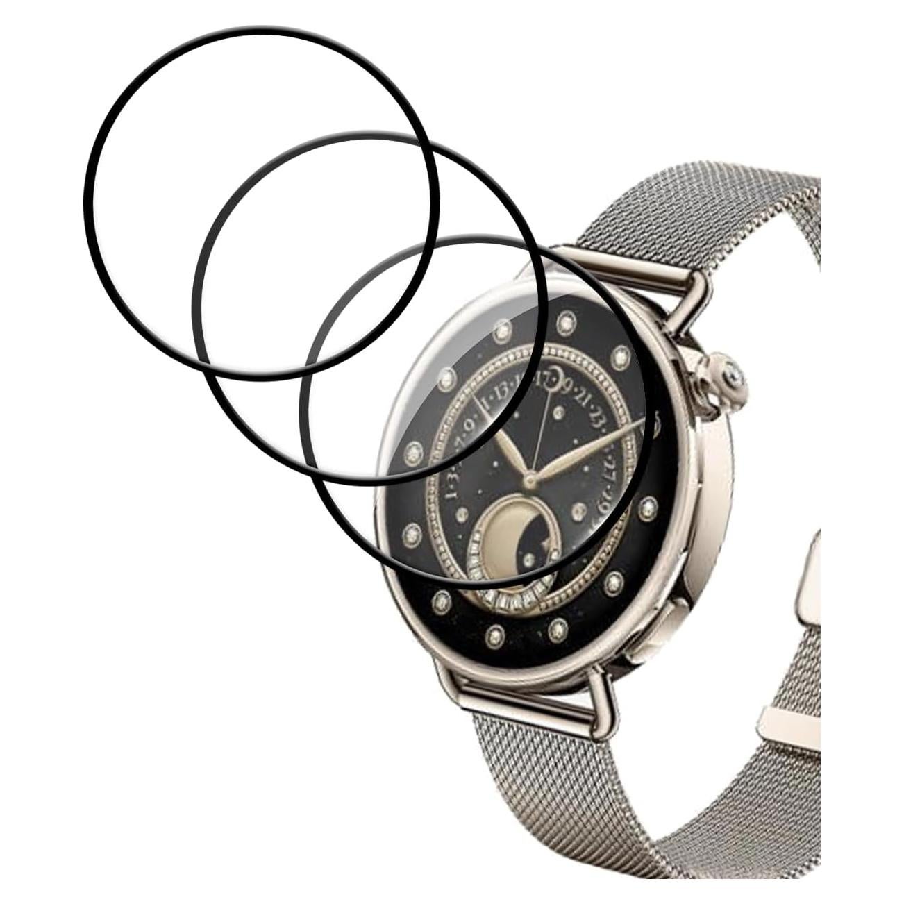 Protector de Pantalla BOVUGAC para Xiaomi Watch S4 41mm - Paquete de 3