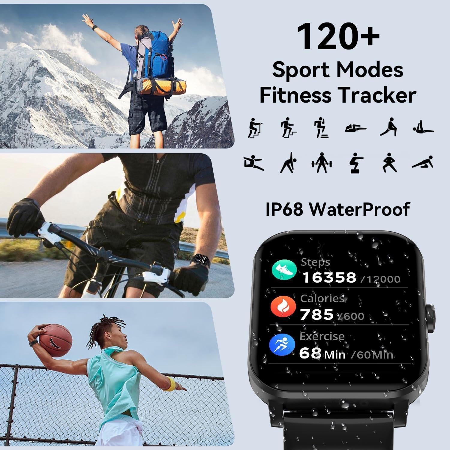 Reloj Inteligente Ganopterygon L70 1.85" HD Bluetooth IP68