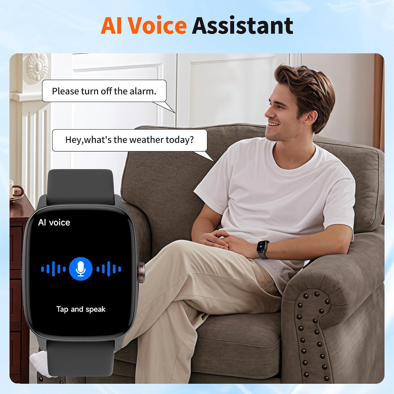 Reloj Inteligente Bluetooth DO - Pantalla Táctil 4.7 cm, IP68