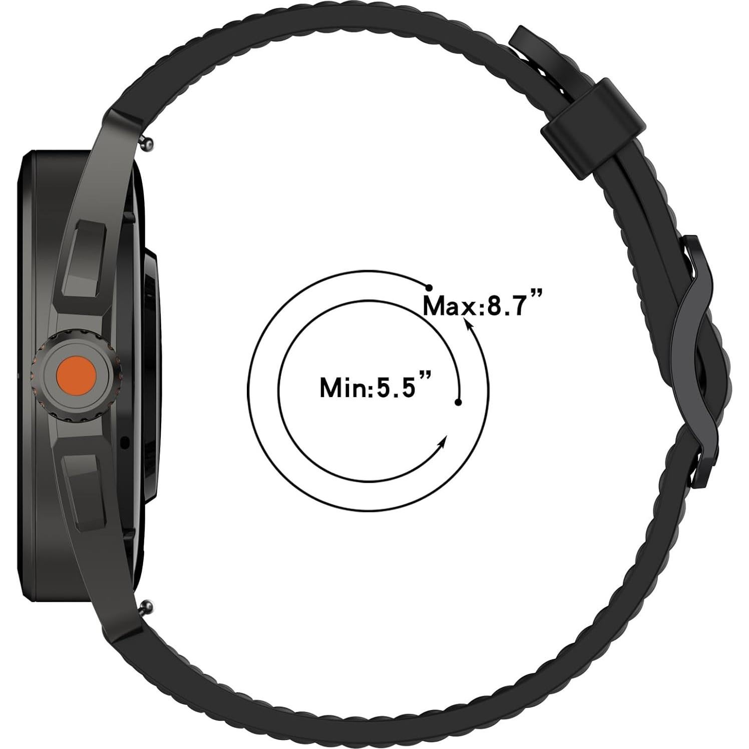 Banda de Reemplazo LOKEKE para Xiaomi Watch S4 Sport 22mm Silicona