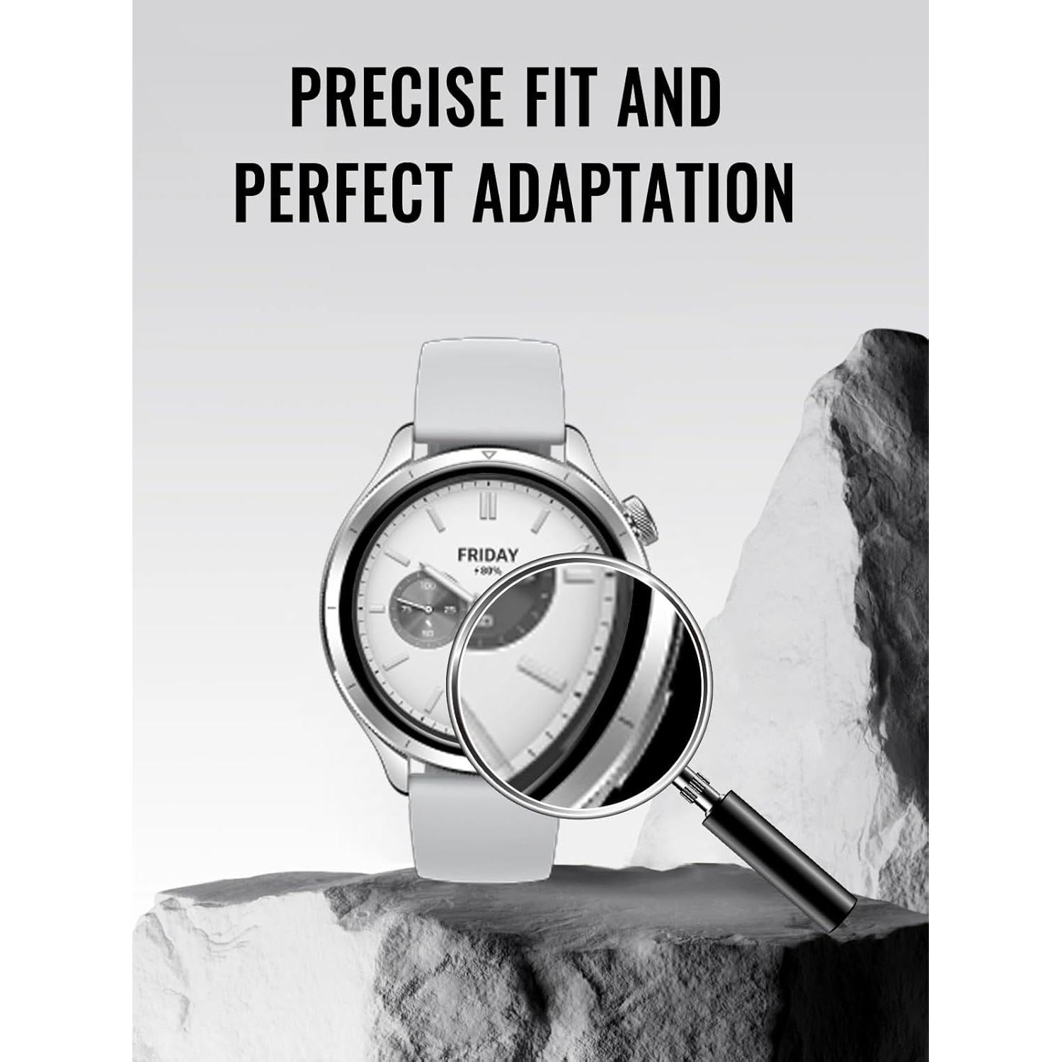 Protector de Pantalla UYRUREL para Xiaomi Watch S4/S4 Sport - 3 Paquetes HD