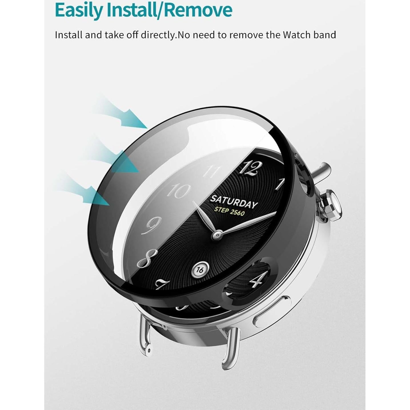 Funda Protectora 2 en 1 para Xiaomi Watch S4 41mm - NOUKAJU