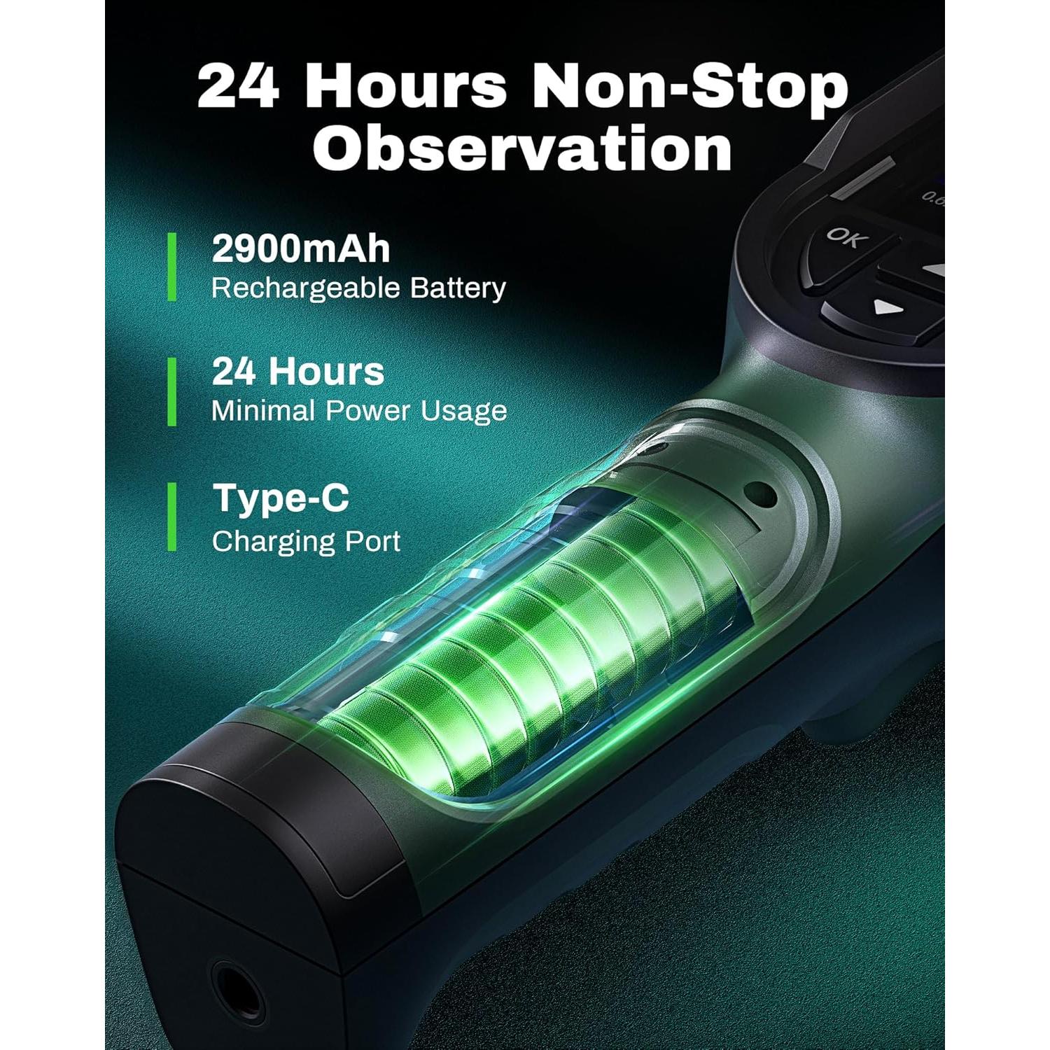 Cámara Térmica Portátil AMPANK H128, 240x240 TISR, IP65