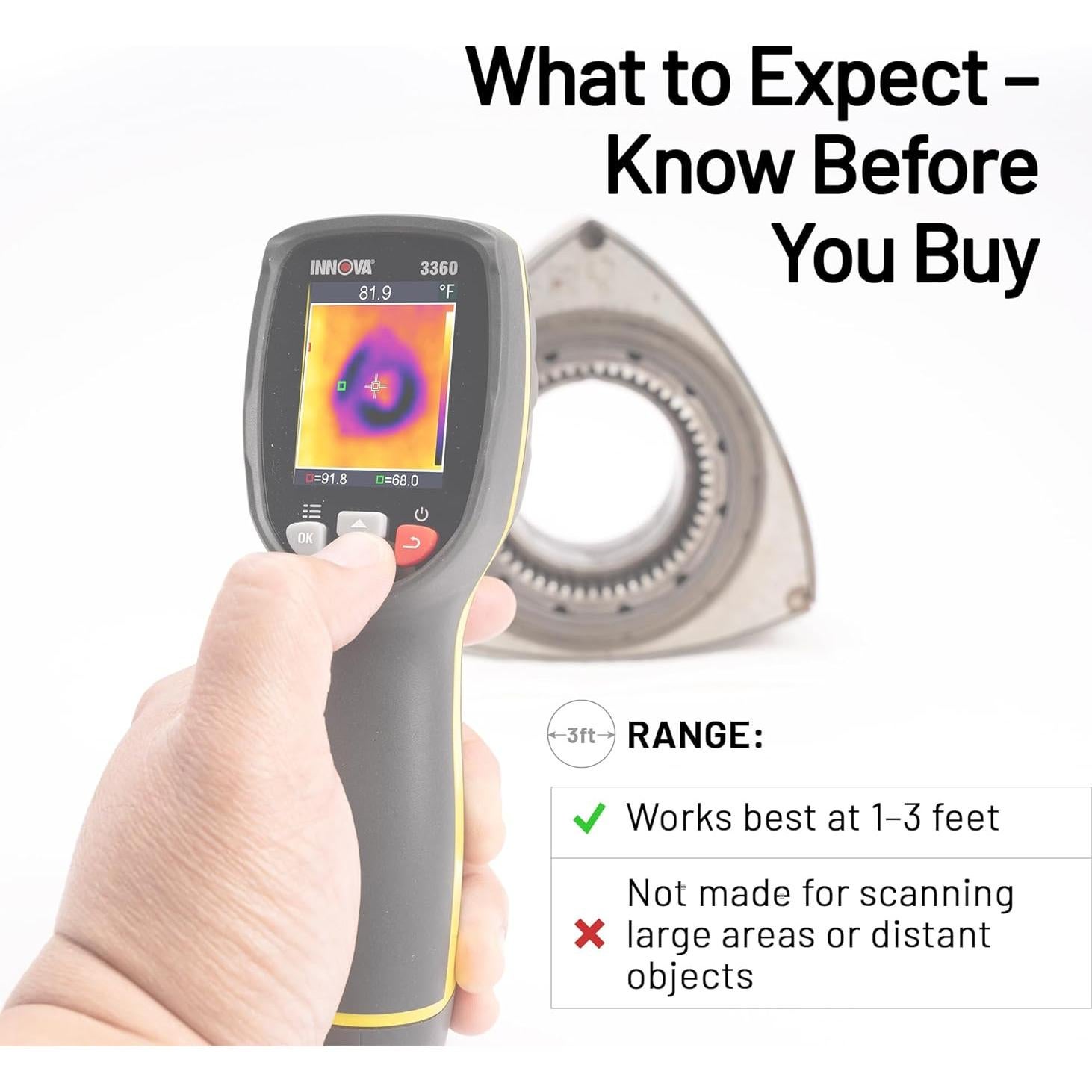 Cámara Térmica Innova 3360 - Infrarroja -20 a 600°C