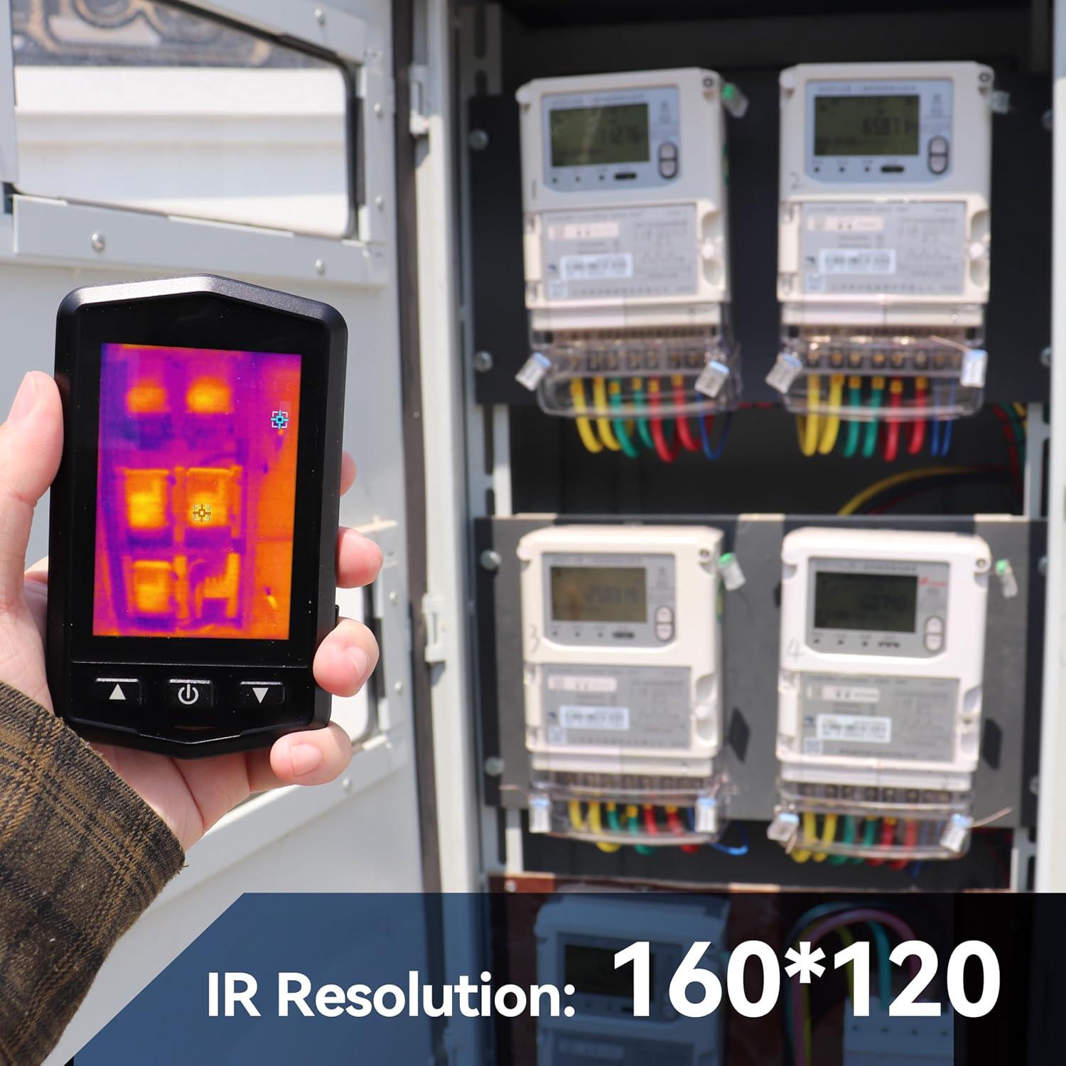 Cámara Térmica P3 Plus 160x120 IR, Medición Precisa, Pantalla 3.5"