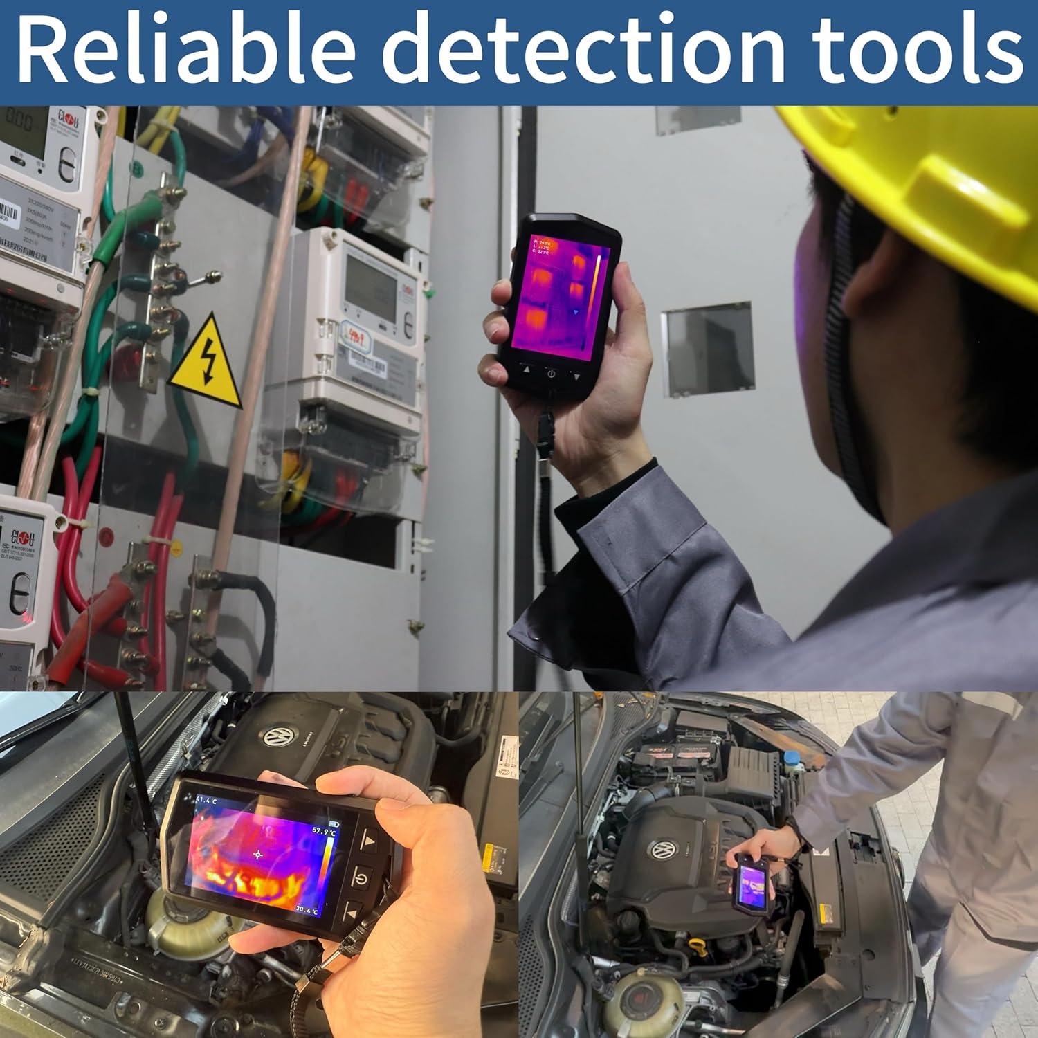 Cámara Térmica P3 Plus 160x120 IR, Medición Precisa, Pantalla 3.5"