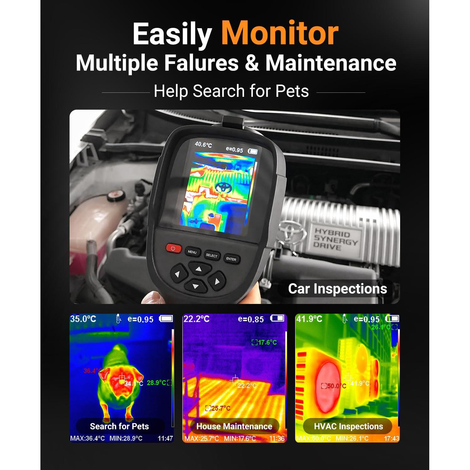 Cámara Térmica BETTITOPE BET500 Infrarroja 256x192 -20 a 550°C