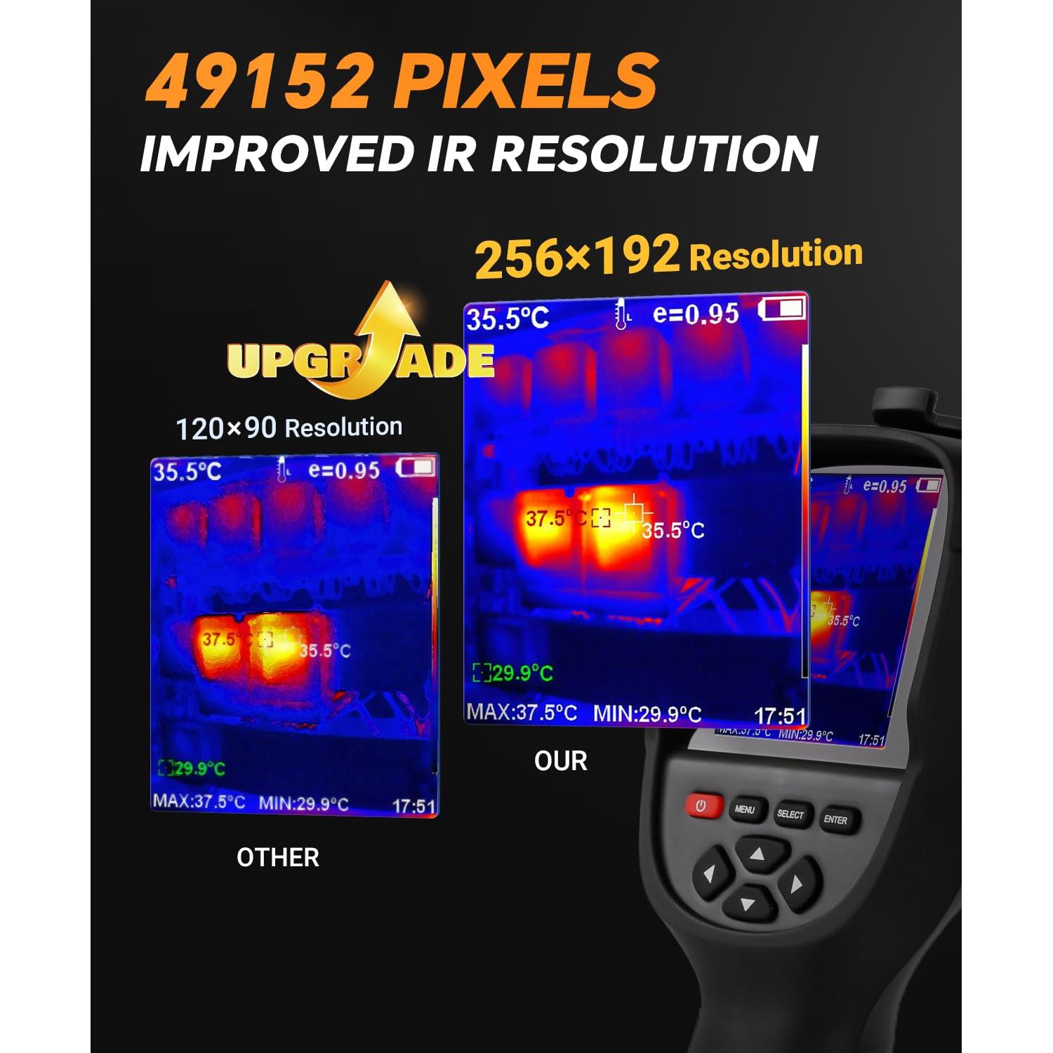 Cámara Térmica BETTITOPE BET500 Infrarroja 256x192 -20 a 550°C