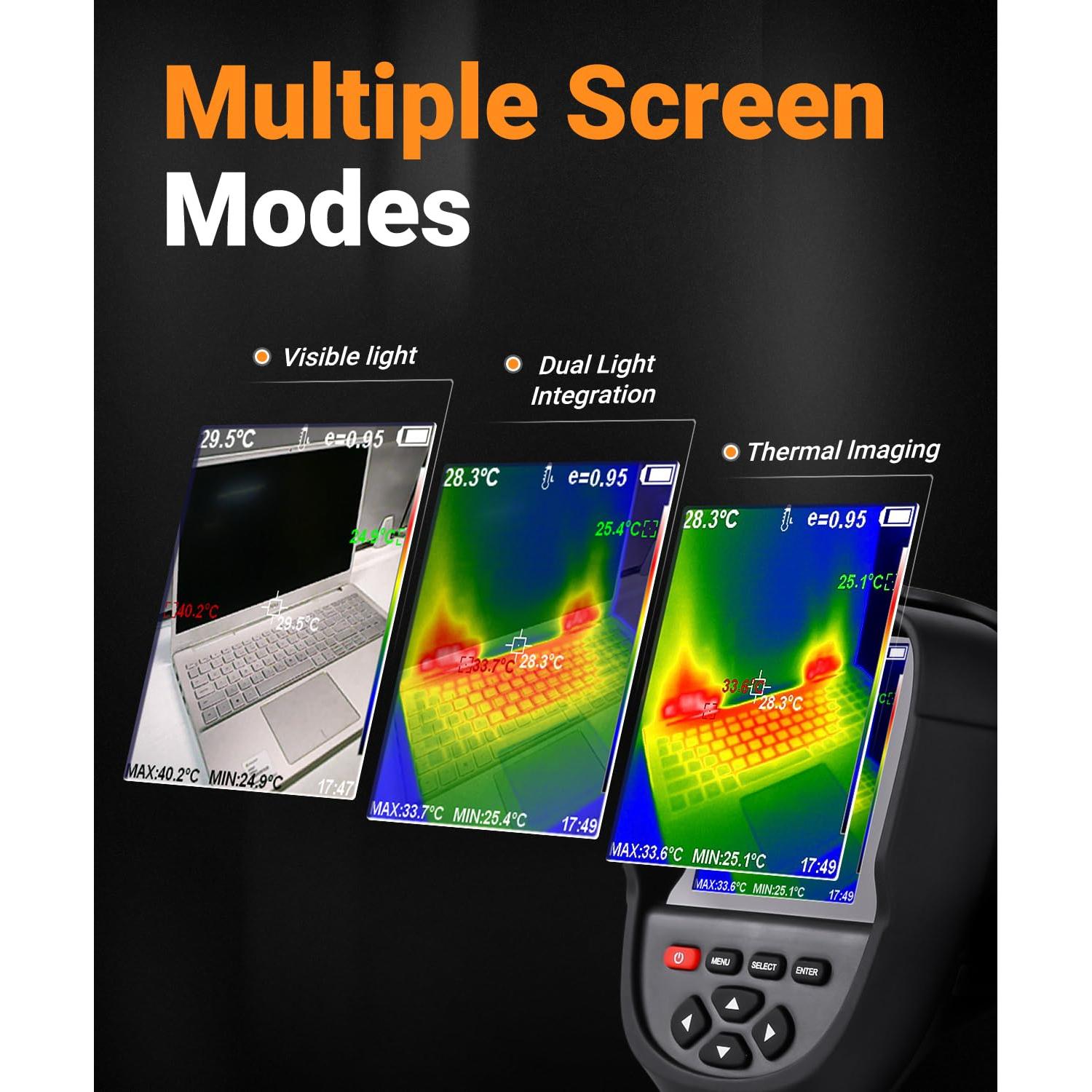 Cámara Térmica BETTITOPE BET500 Infrarroja 256x192 -20 a 550°C