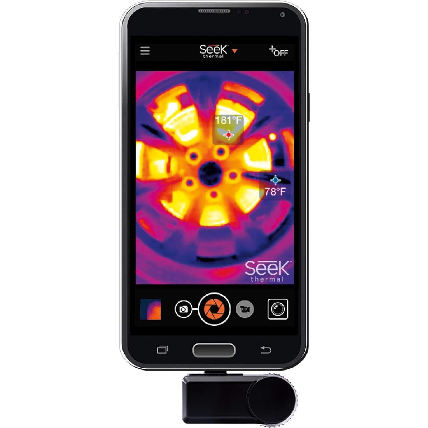 Cámara Térmica Compacta Seek Thermal CW-AAA para Android USB-C