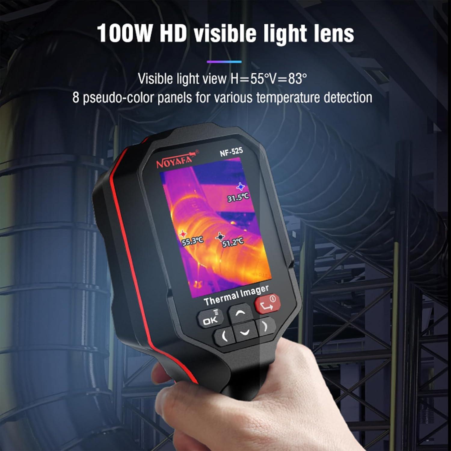 Cámara Termográfica NOYAFA NF-525, Infrarroja 120x90, Rango -20°C a 330°C