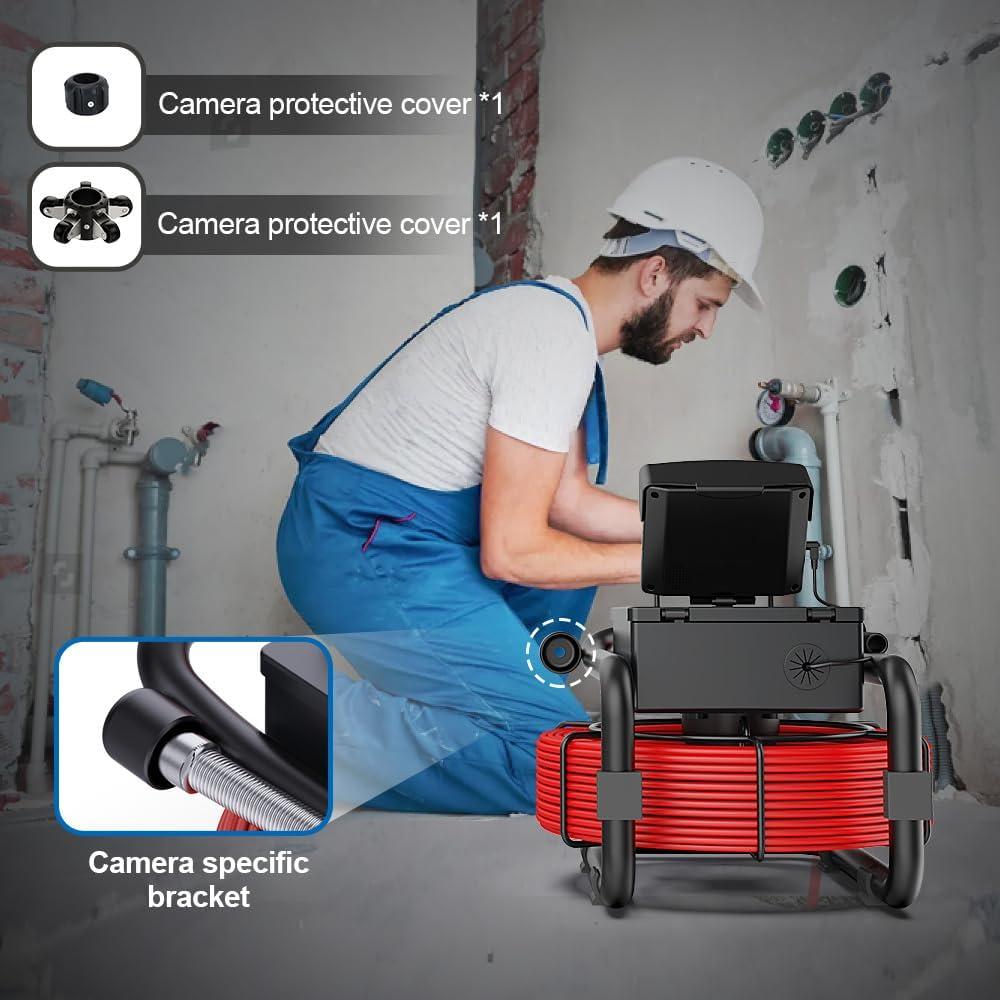 Cámara de Inspección de Tuberías JINXINEBAY 1080P HD IP68