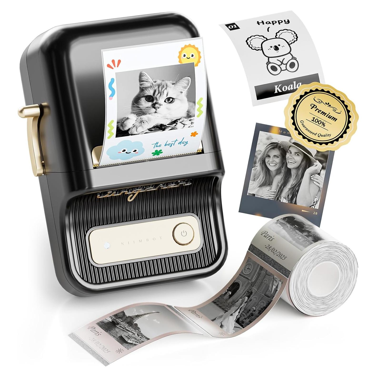 Impresora de Etiquetas NIIMBOT B21 Pro 300DPI Portátil Negra