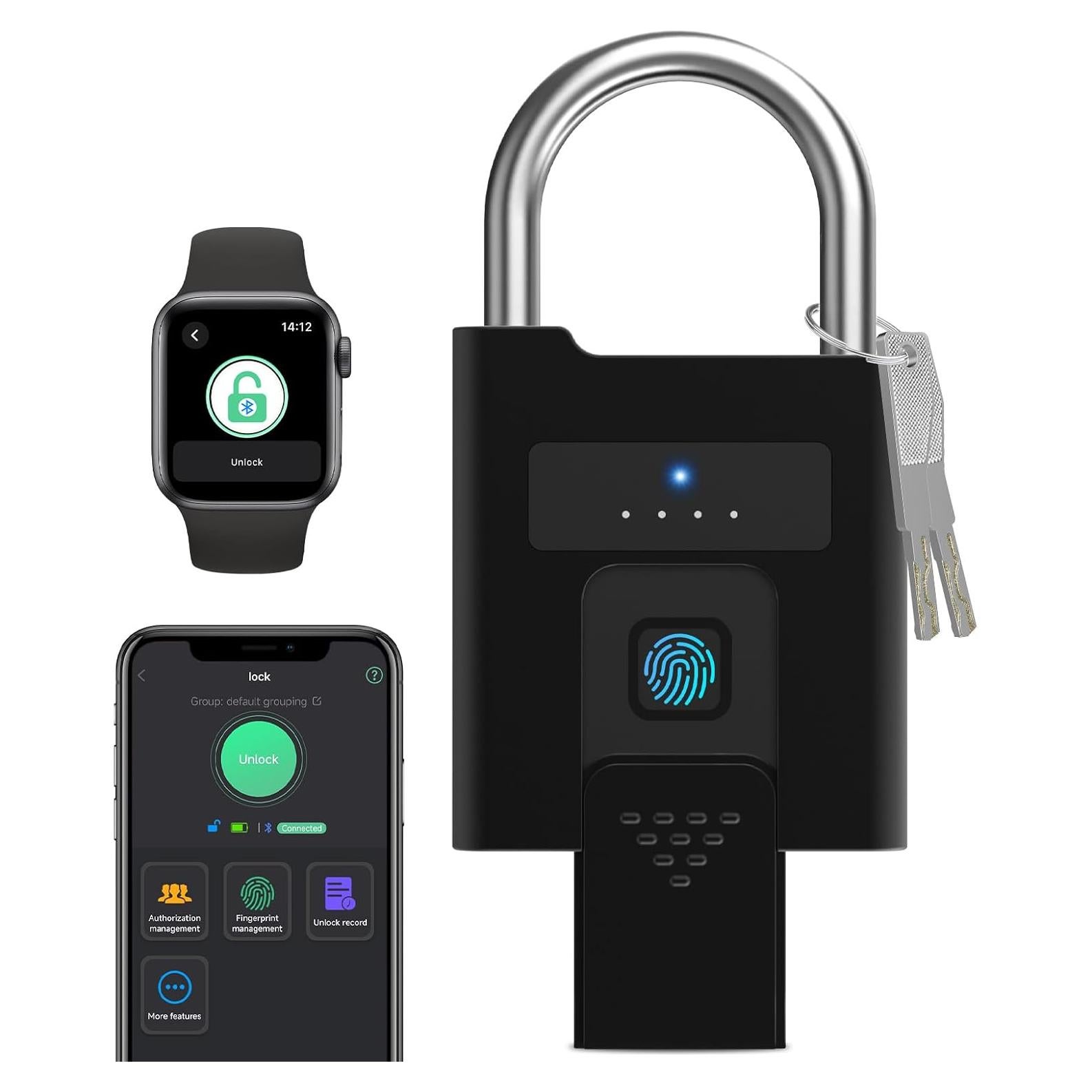 Candado Biométrico eLinkSmart YL-P11BF 100 Huellas 500mAh