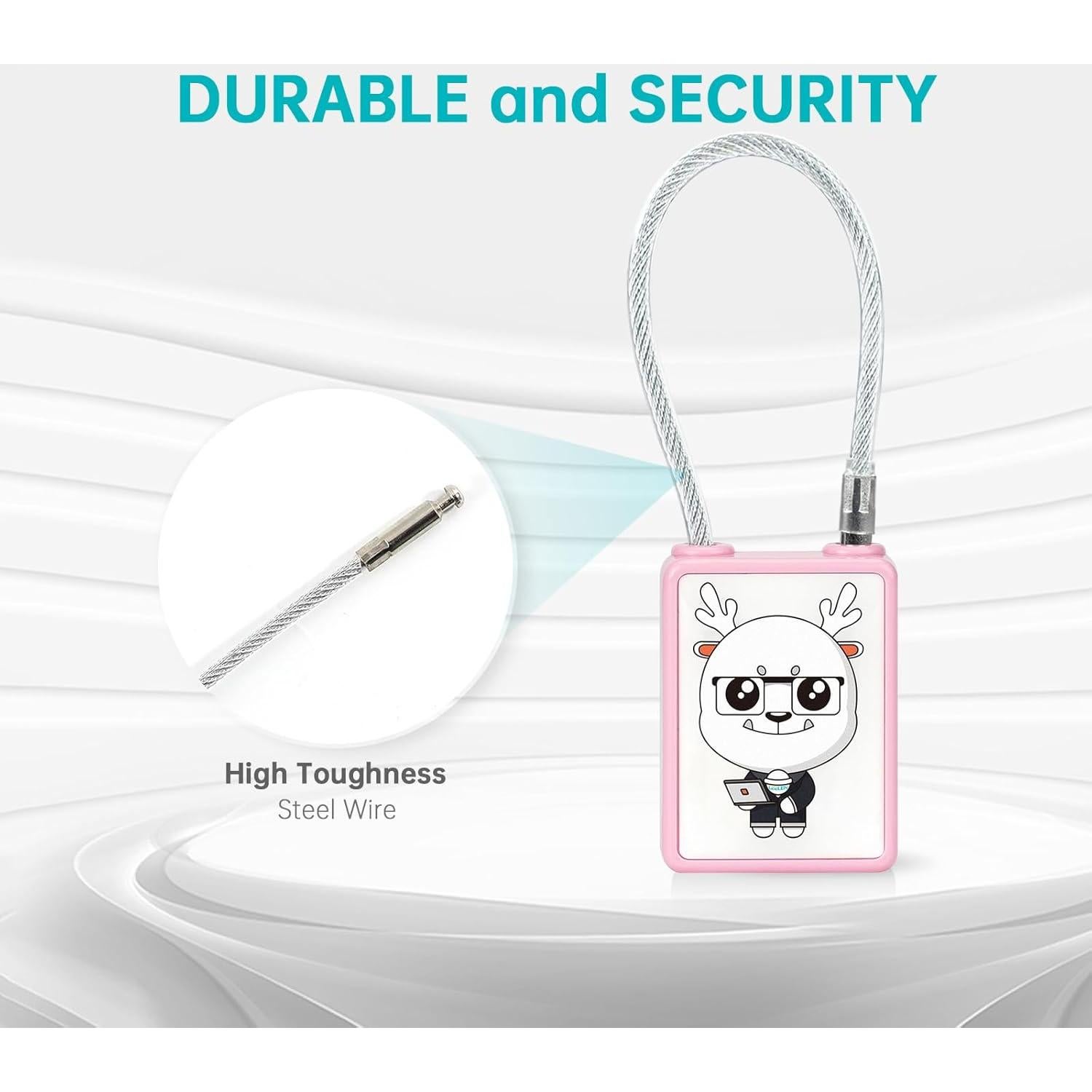 Candado Biométrico de Huella Dactilar LEELEN Rosa II