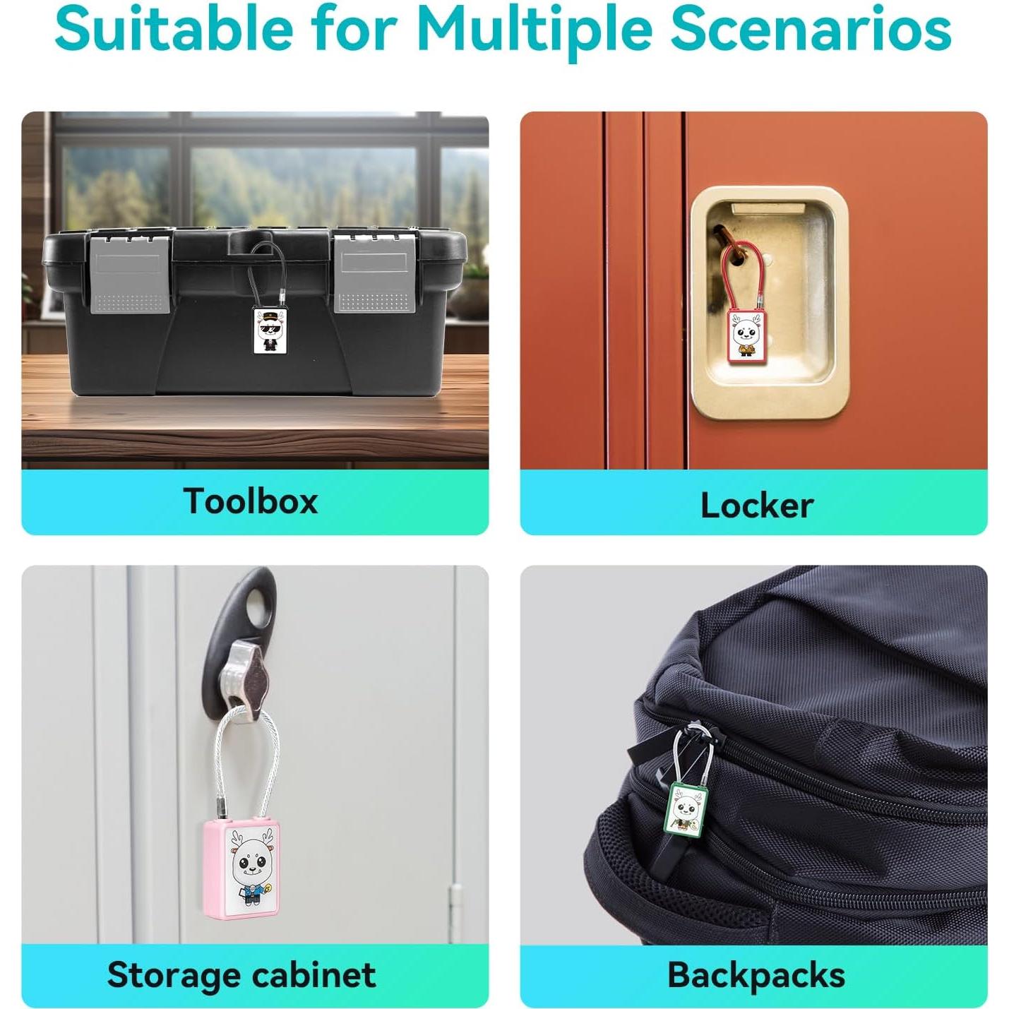 Candado Biométrico de Huella Dactilar LEELEN Rosa II