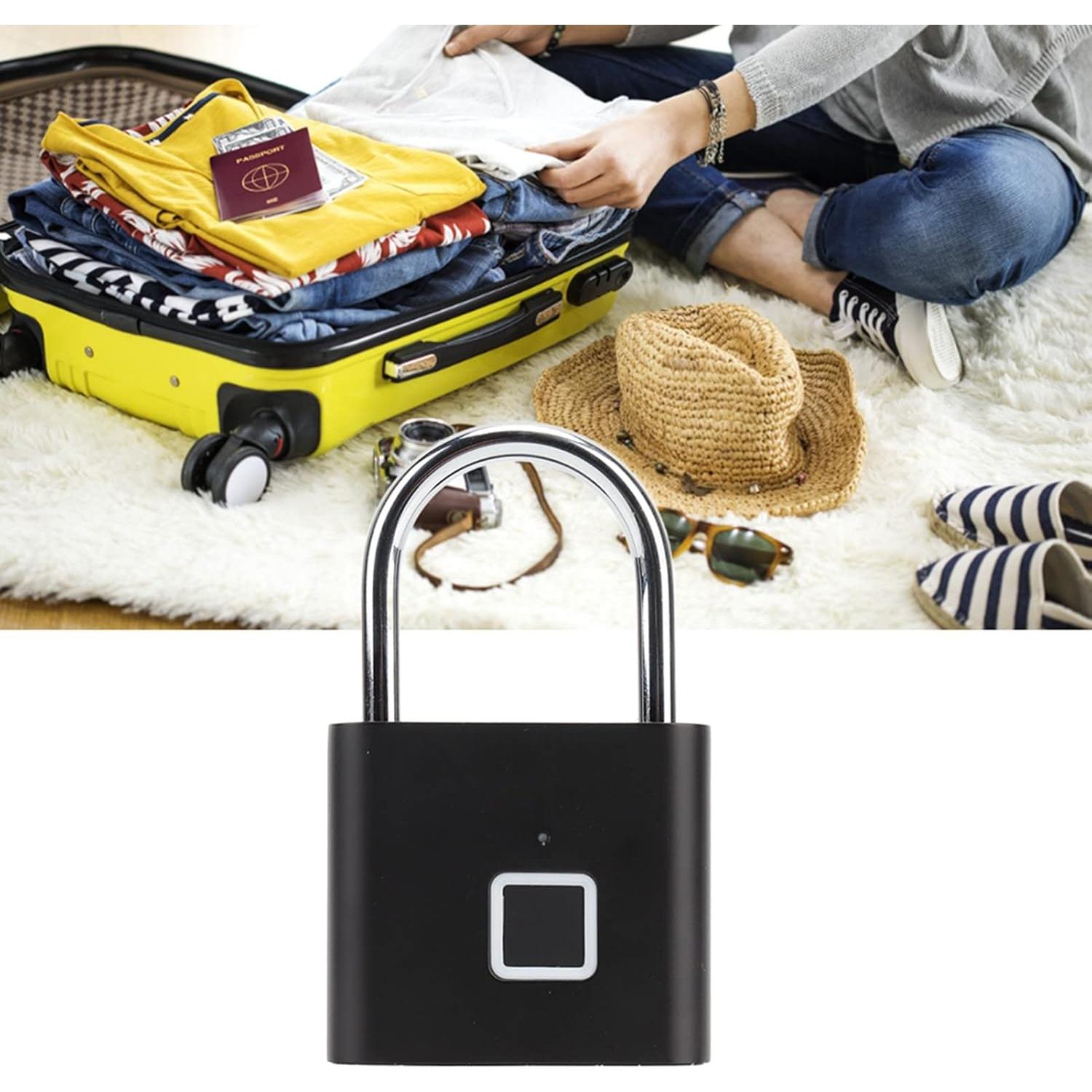 Candado Biométrico Luqeeg de Huella Dactilar Compacto USB