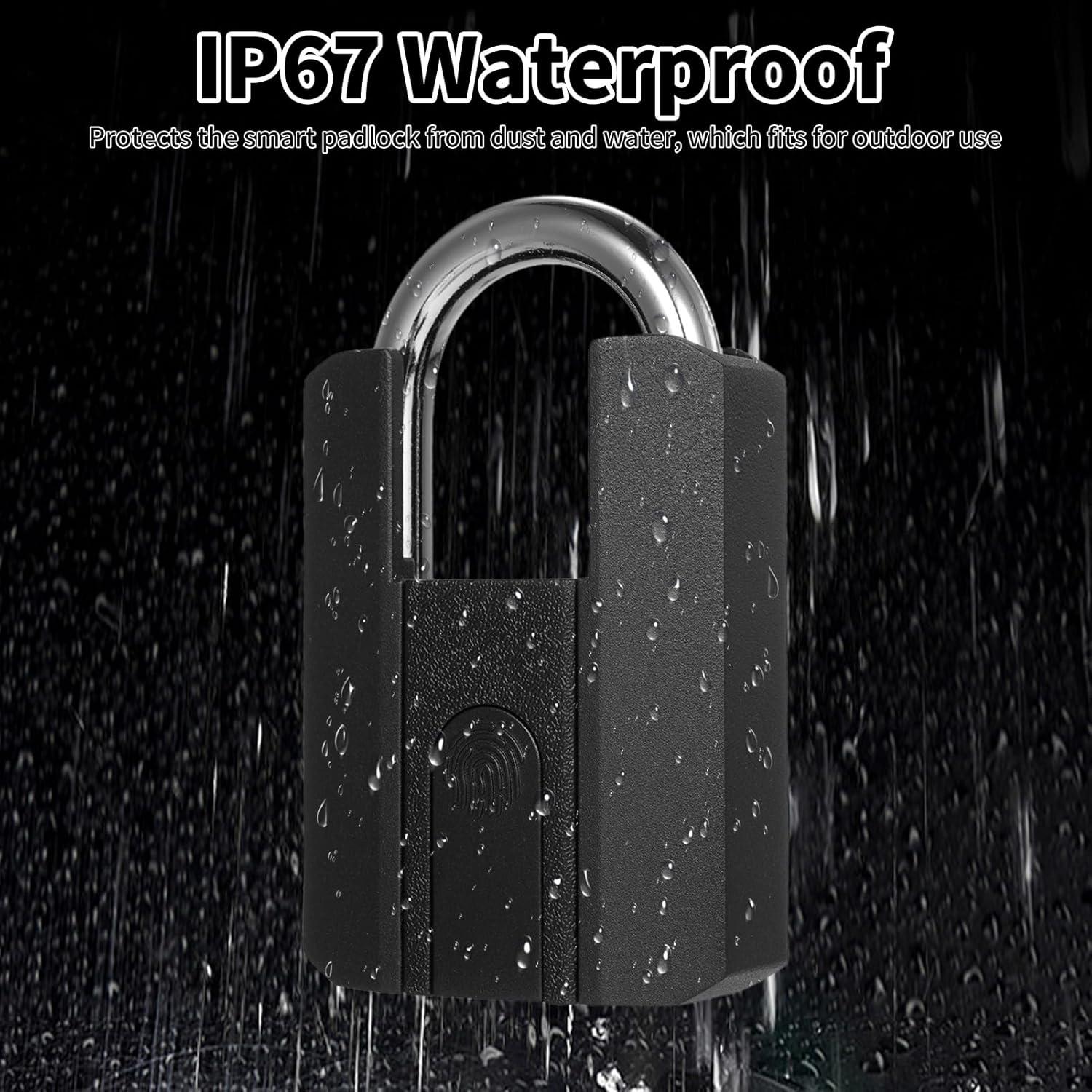 Candado Inteligente de Huella Dactilar Karlak 10mm Impermeable