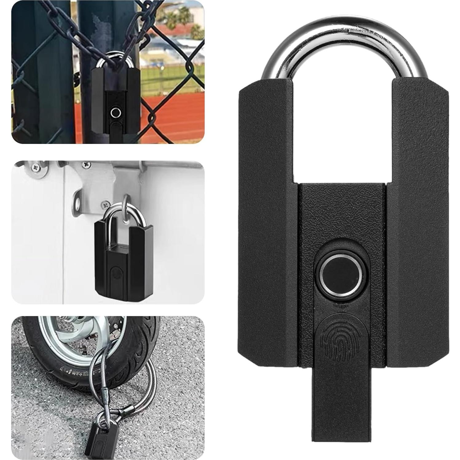 Candado Inteligente de Huella Dactilar Karlak 10mm Impermeable