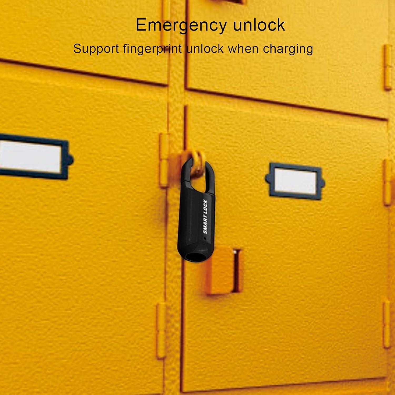 Candado Biométrico PenRux Recargable USB 10 Huellas Dactilares