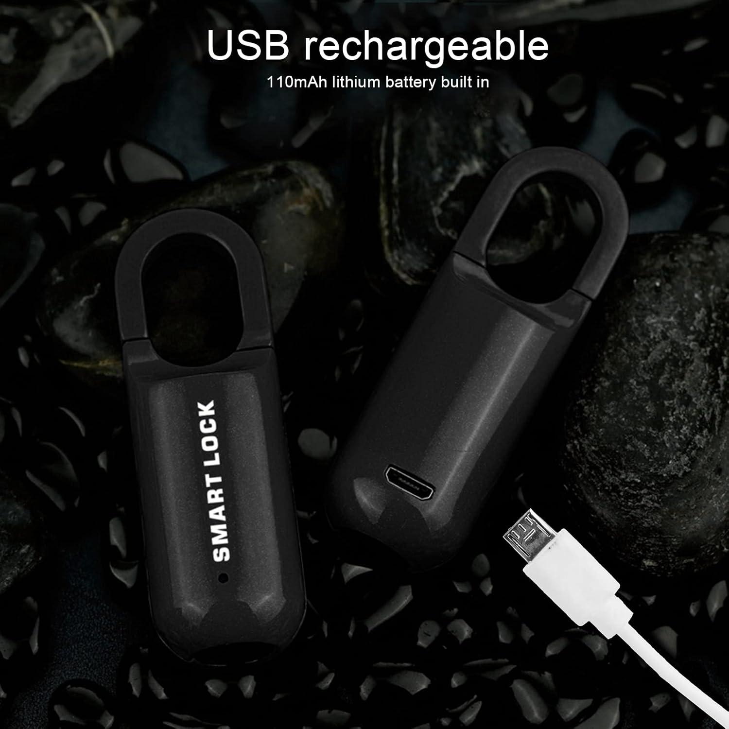 Candado Biométrico PenRux Recargable USB 10 Huellas Dactilares
