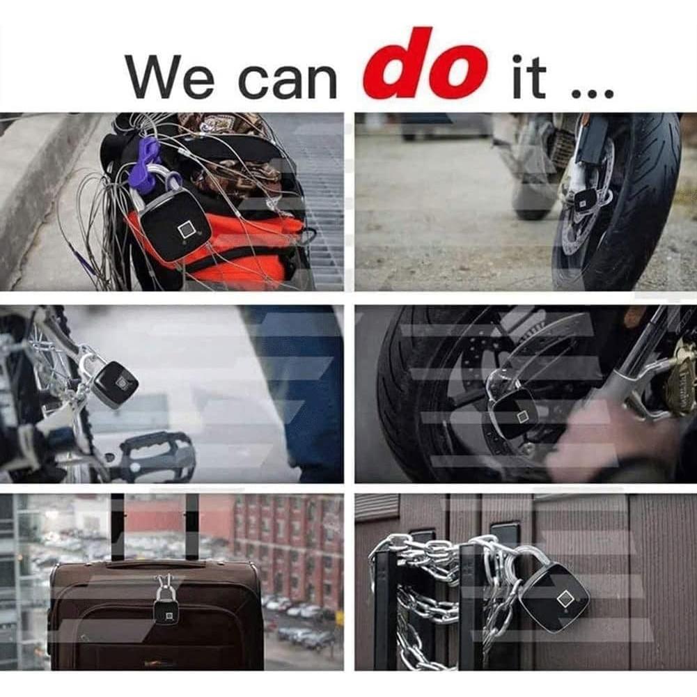 Candado Inteligente de Huella Dactilar Lsrwhnyy - Alta Seguridad