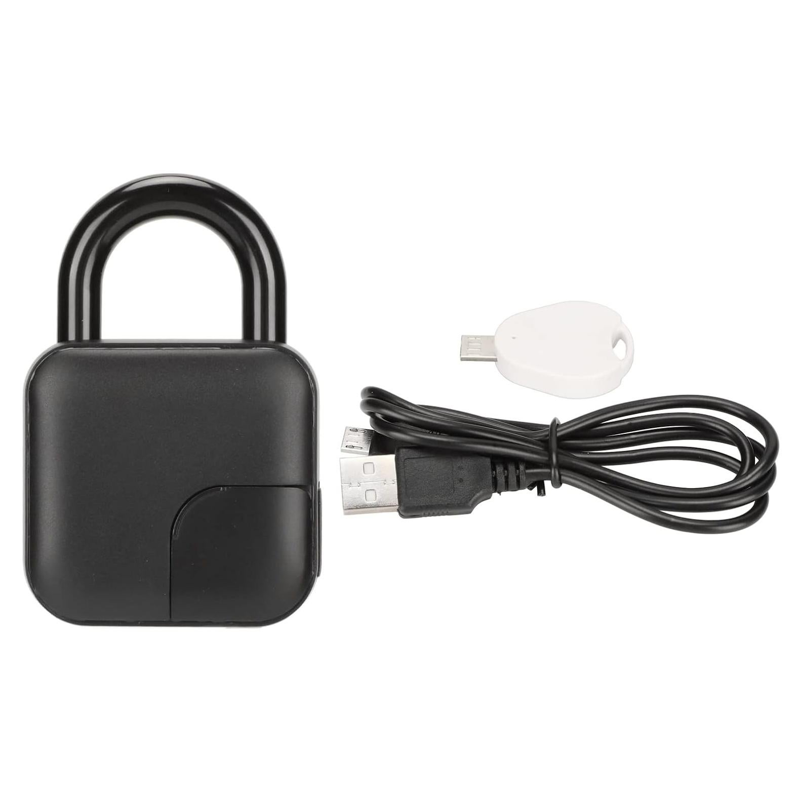 Candado Biométrico Inteligente Lsrwhnyy con Huella Dactilar IP65