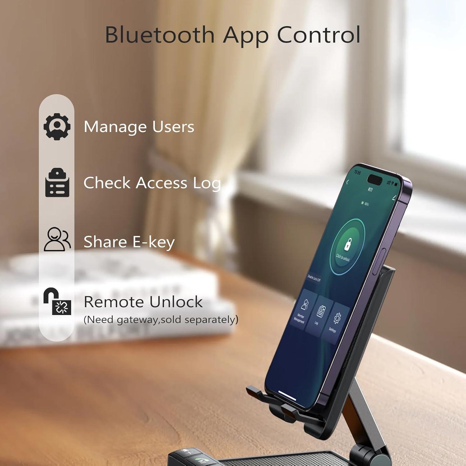 Cerradura Inteligente GeekTale K13 con Huella Dactilar y App