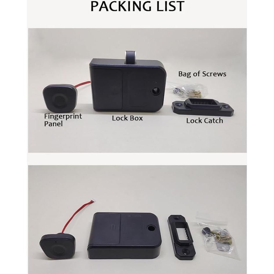 Cerradura Biométrica Docooler para Armarios - Control APP Bluetooth