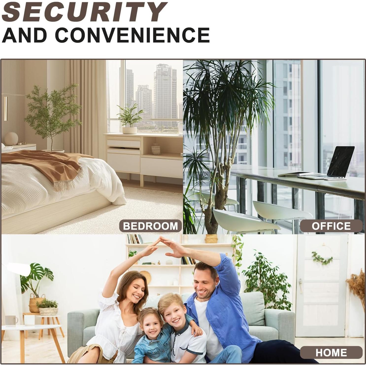 Cerradura Biométrica Usteetic CL02 con Huella Dactilar y App