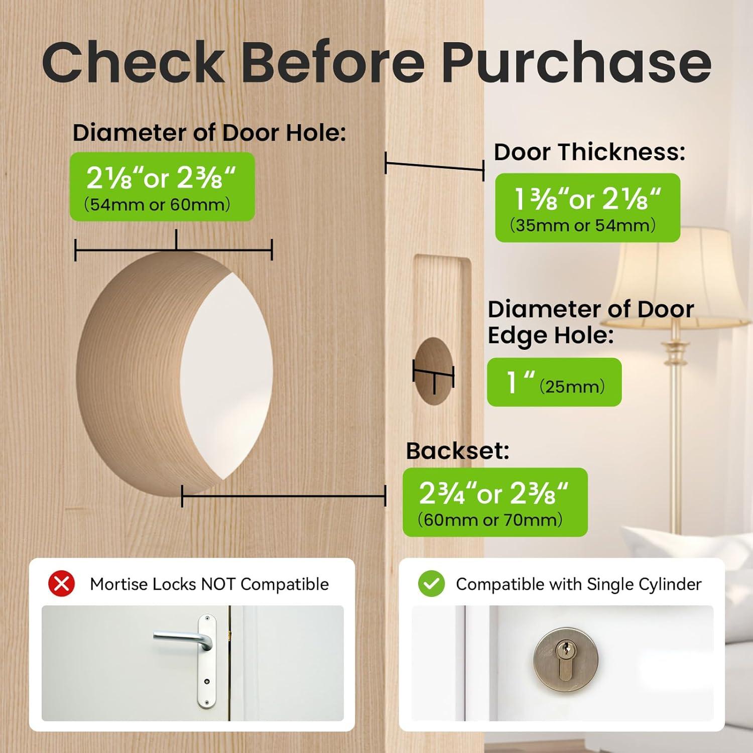 Cerradura Inteligente GHome KD03 PRO con Huella Dactilar y App