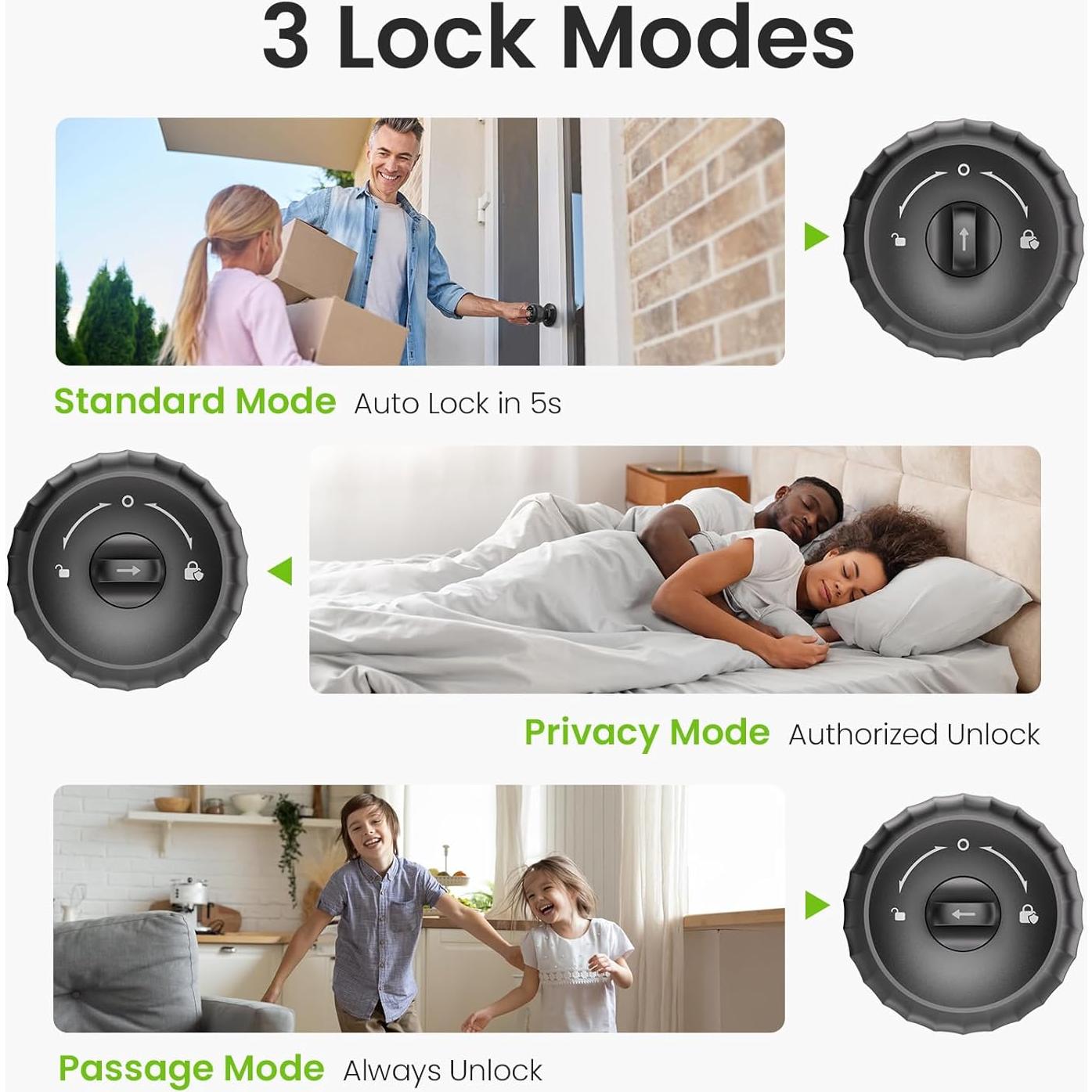 Cerradura Inteligente GHome KD03 PRO con Huella Dactilar y App