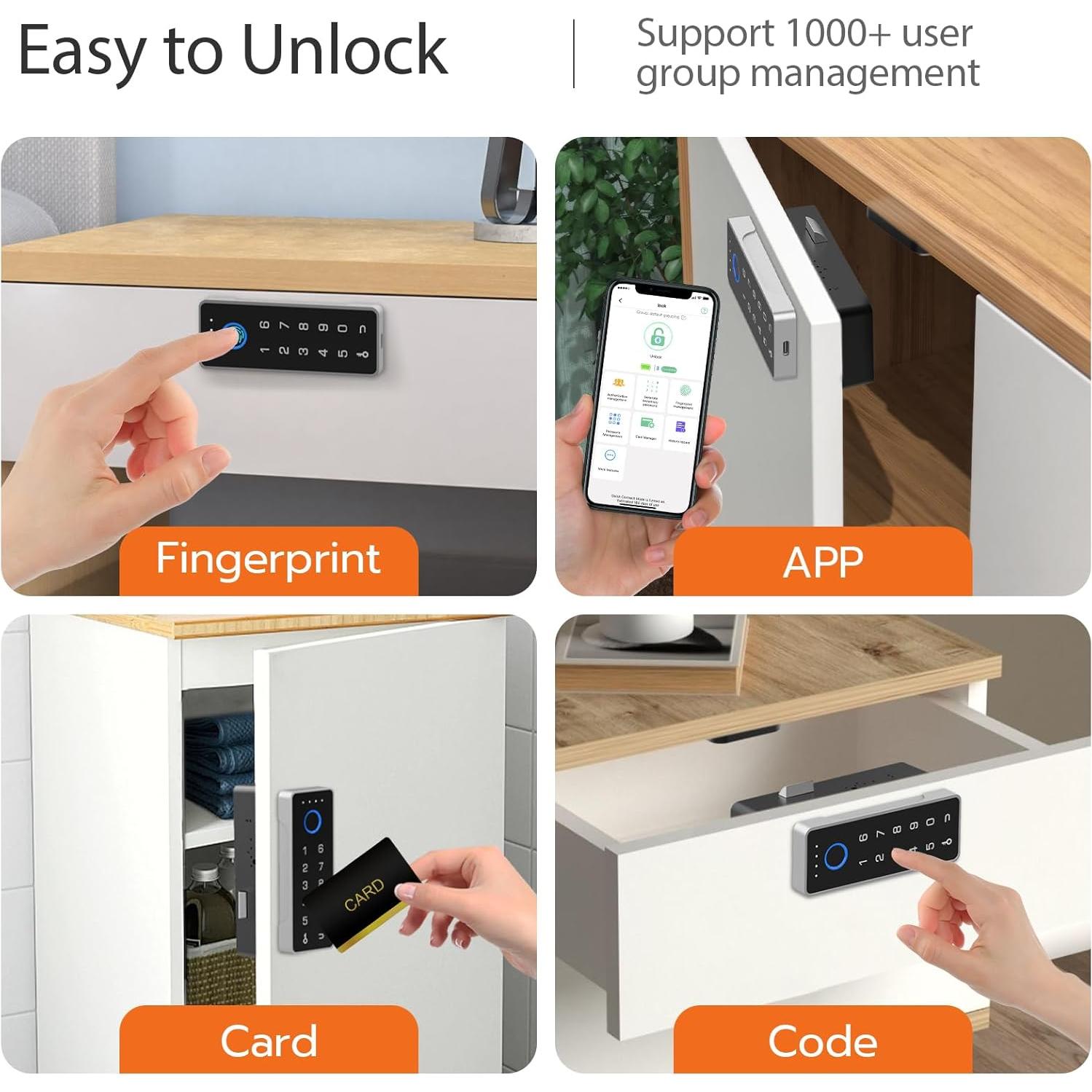 Cerradura Inteligente eLinkSmart YL-F31S RFID para Gabinete