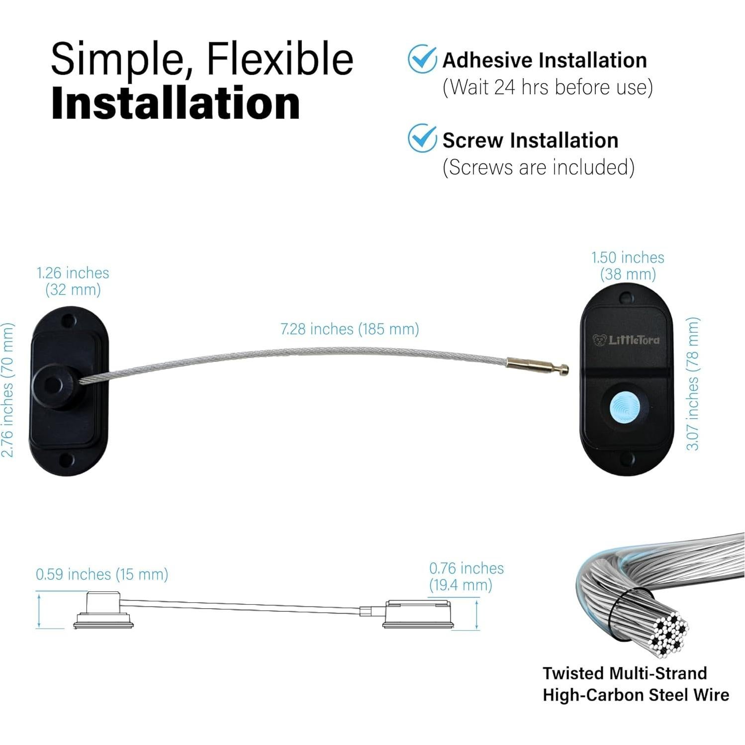 Cerradura Biométrica para Refrigerador LittleTora FQ20 - Seguridad Infantil