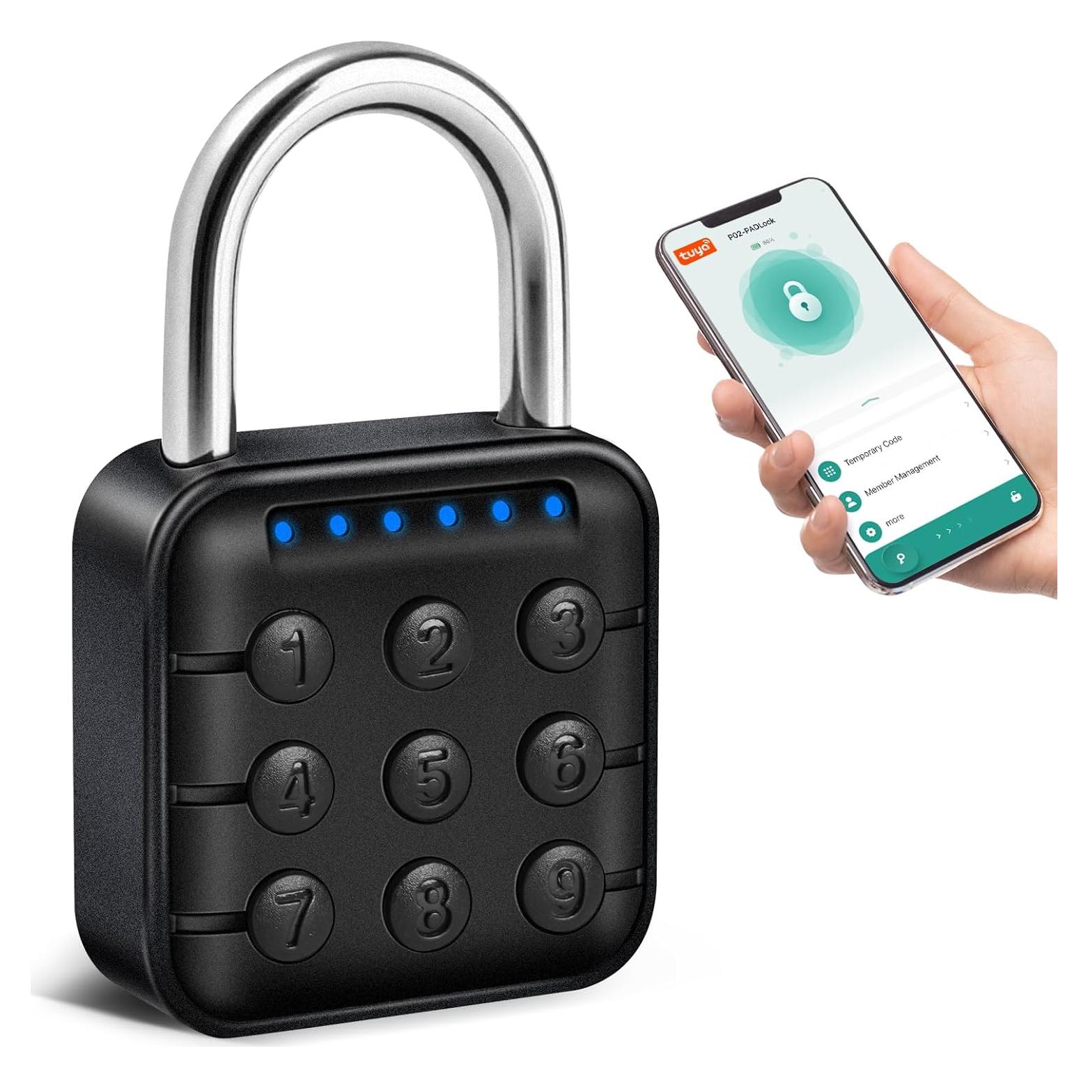Candado de Combinación Inteligente AuntyFey con APP 6 Dígitos