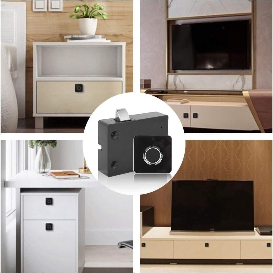 Cerradura Biométrica Simlug para Gabinete con Huella Dactilar