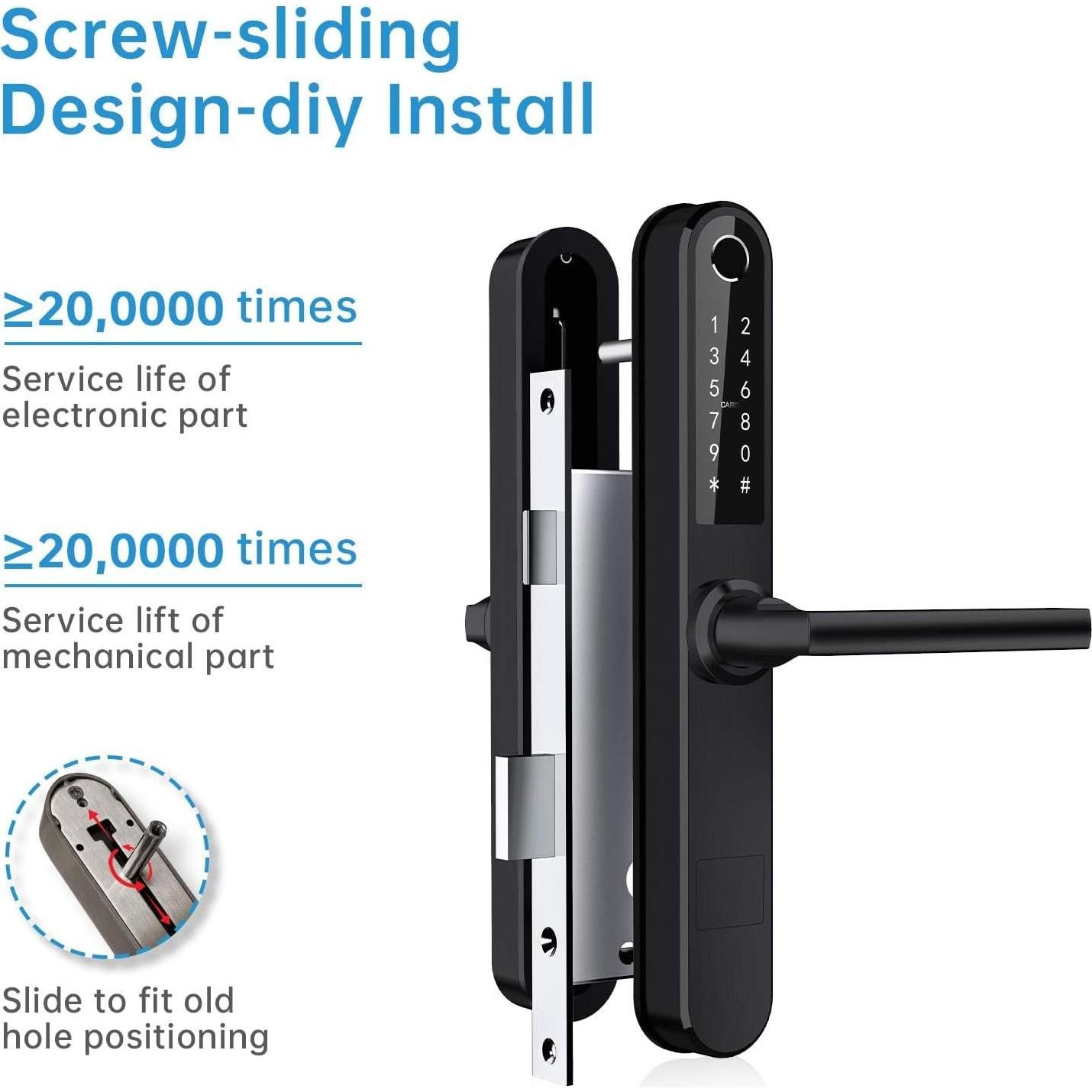 Cerradura Inteligente Luston LUS31 con Huella Dactilar y App