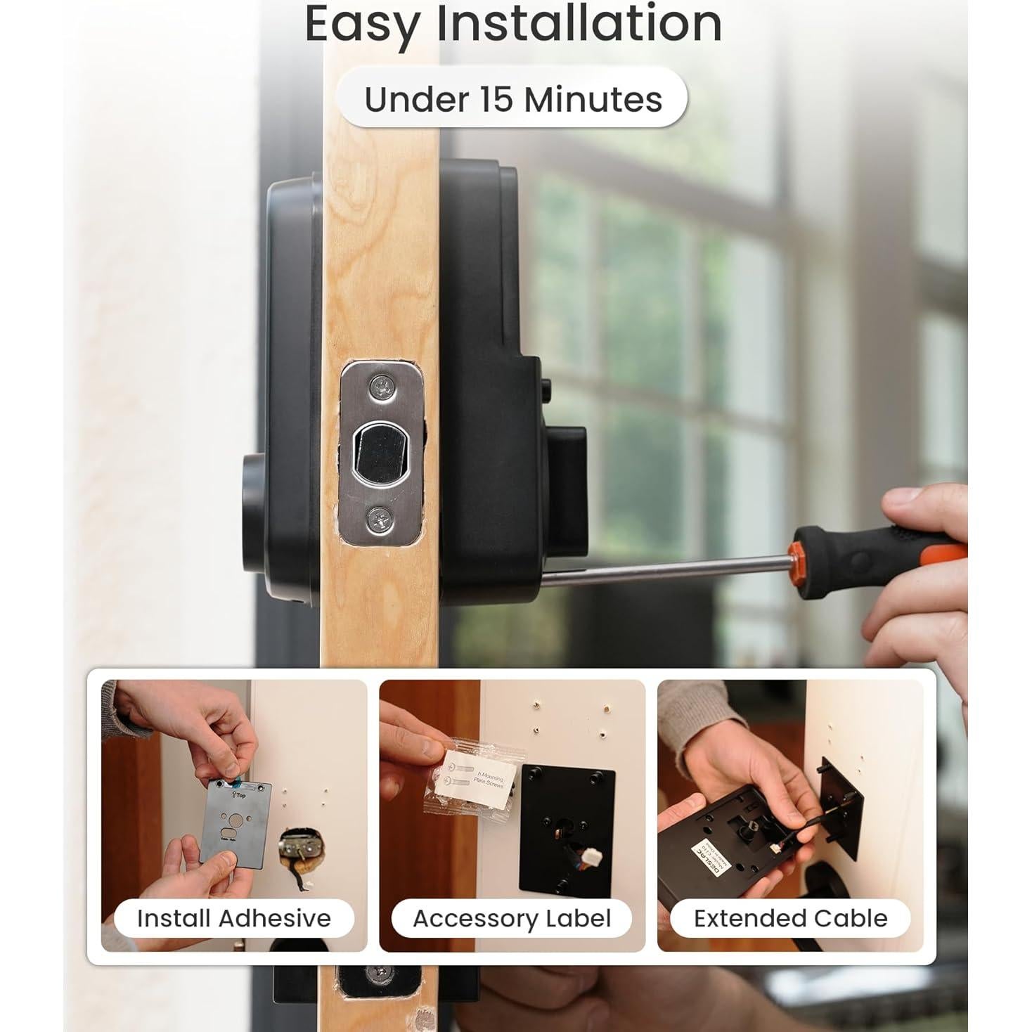 Cerradura Inteligente DESLOC B200 WiFi Biométrica con App