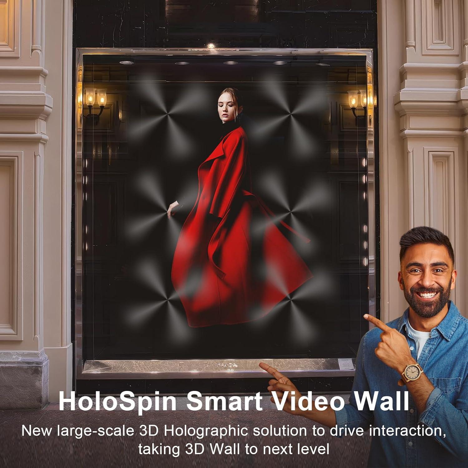 Ventilador Holográfico 3D HoloSpin F60 60 cm WiFi Bluetooth