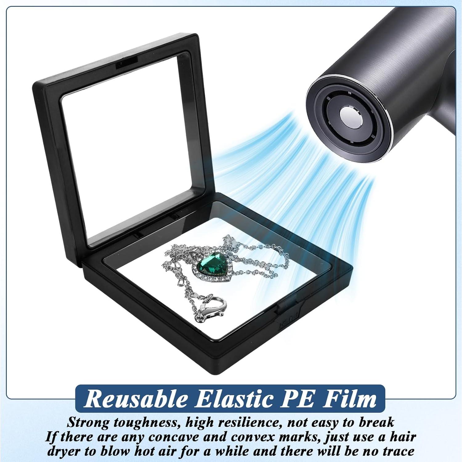 Paquete de 30 Soportes de Exhibición Flotante 3D LOYLSIC