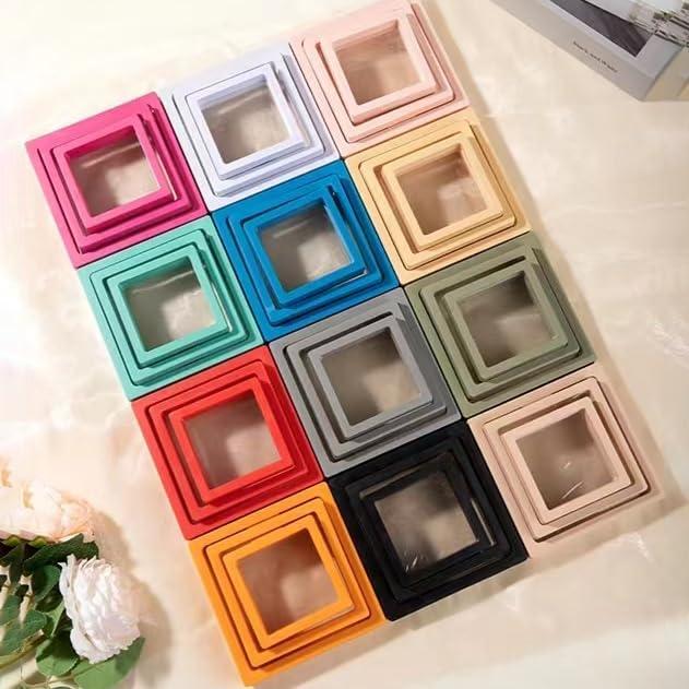 12PCS Soporte de Exhibición Flotante 3D ITUTOO - Caja Joyería