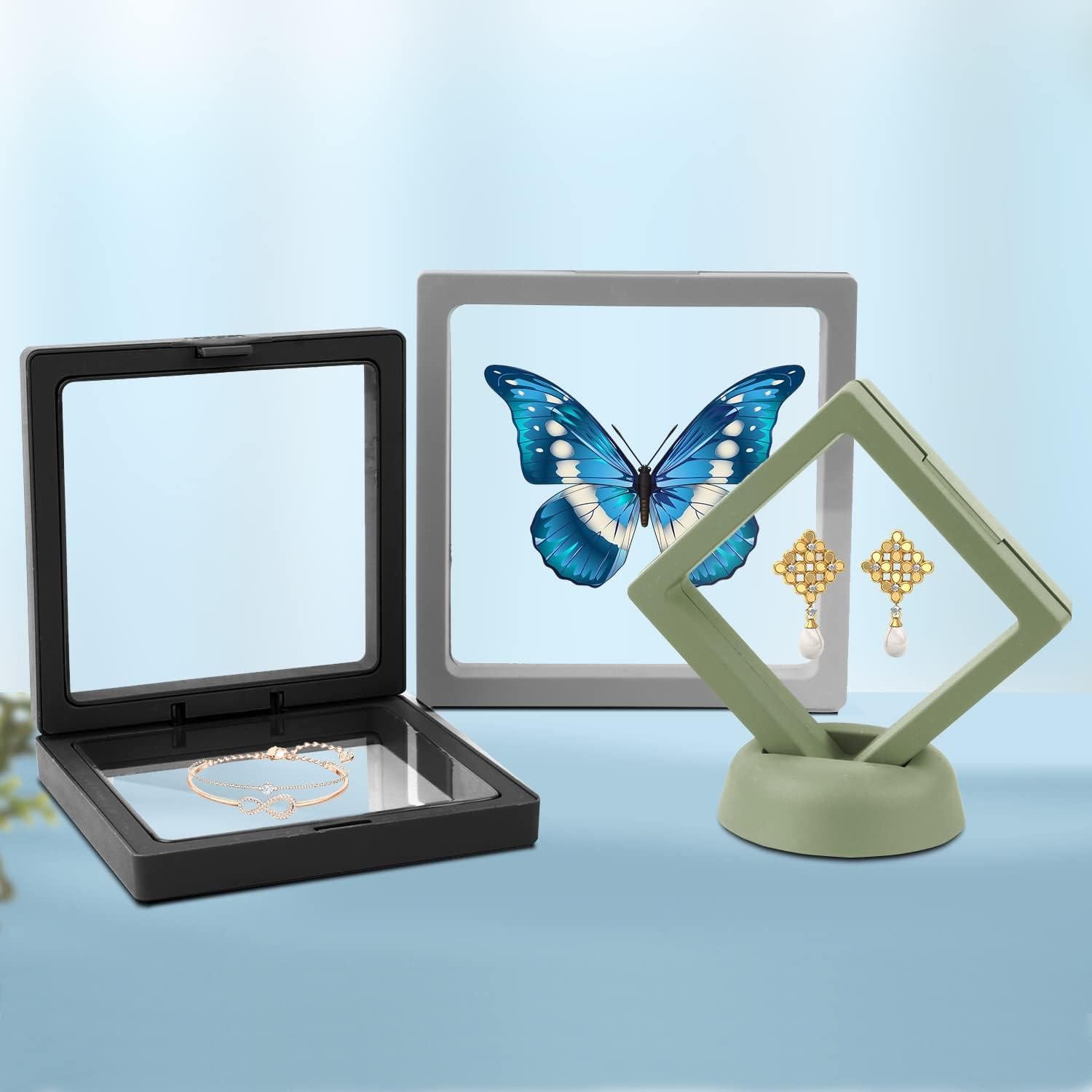 Set de 30 Soportes de Exhibición Flotante 3D CNYMANY