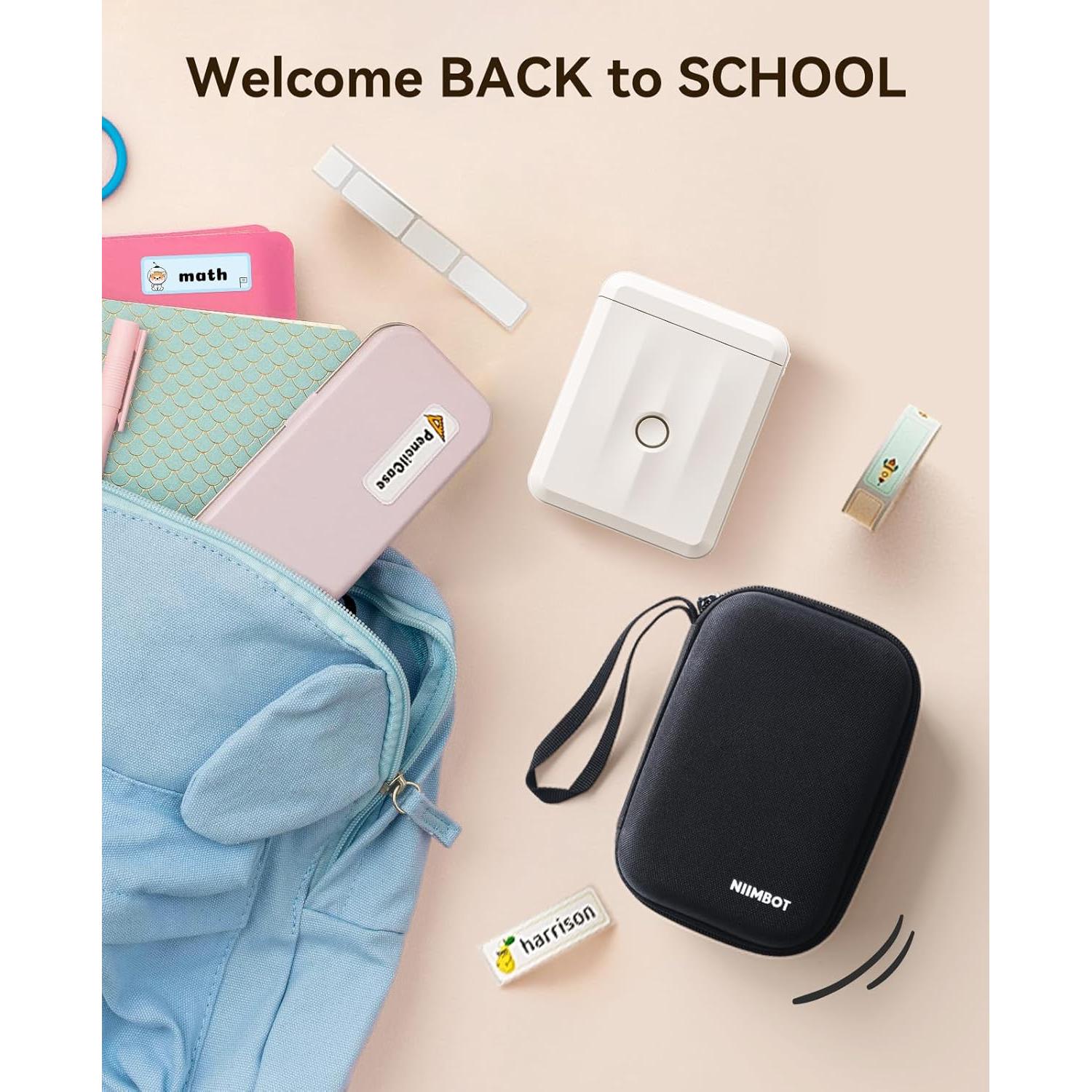 Máquina de Etiquetas NIIMBOT D110M con 3 Rollos 1.19x2.21cm