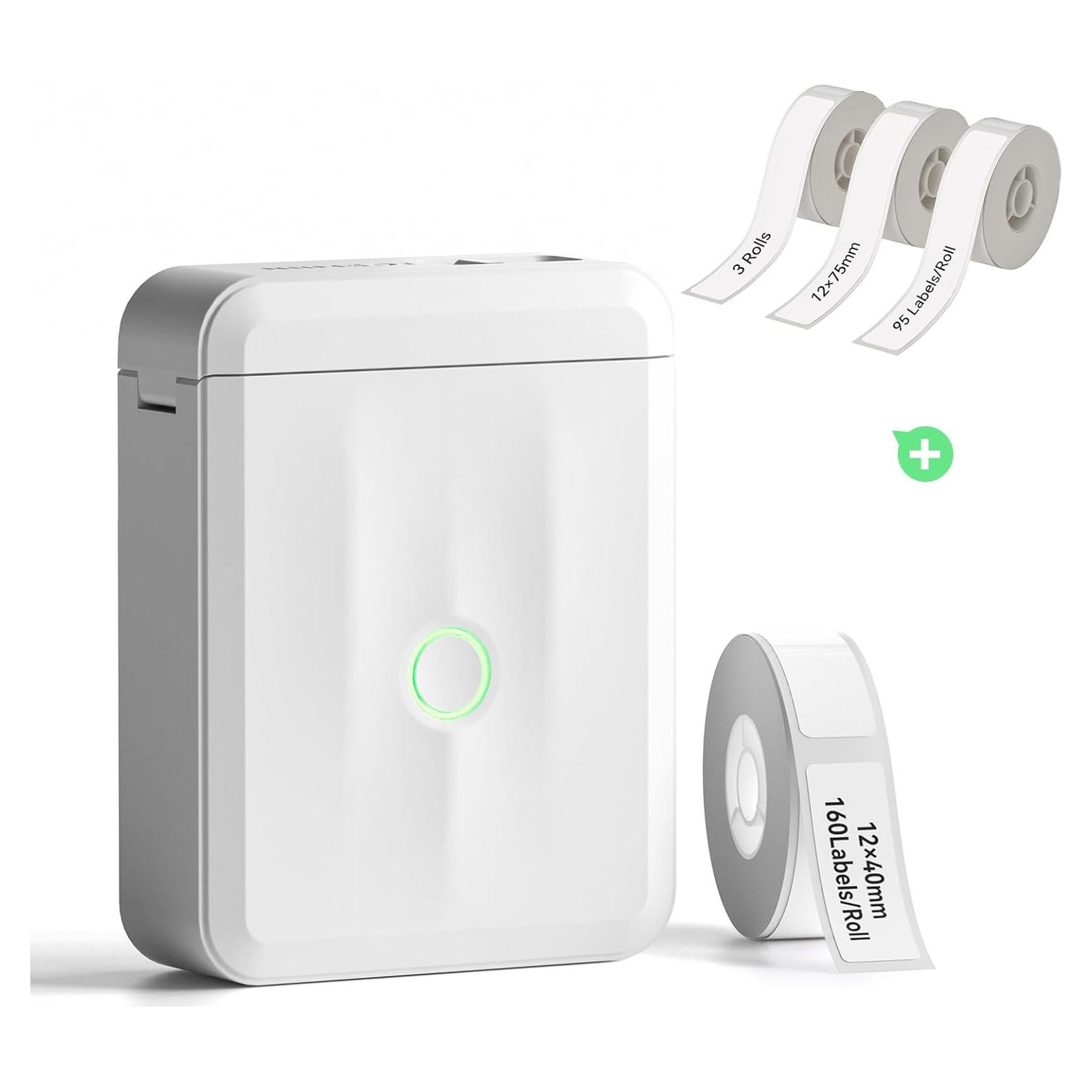 Máquina de Etiquetas NIIMBOT D110M con 3 Rollos 3 cm x 19 cm