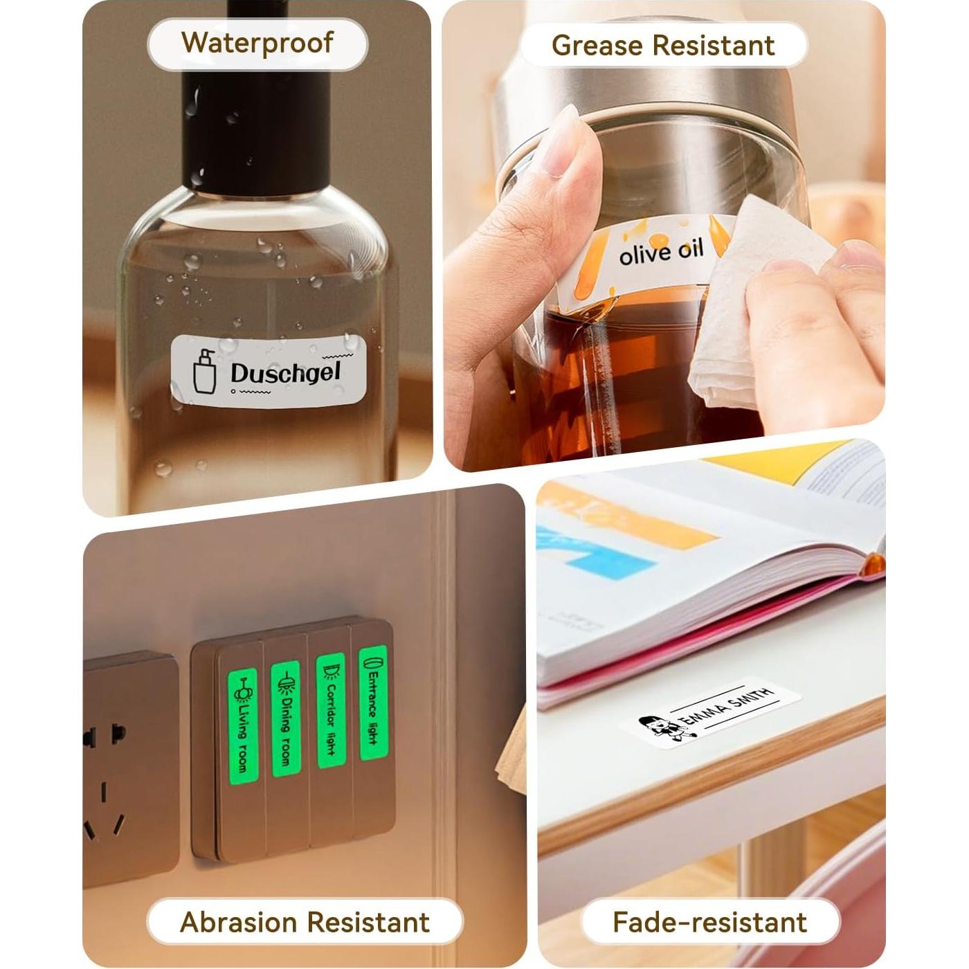 Máquina de Etiquetas NIIMBOT D110M con 3 Rollos 3 cm x 19 cm