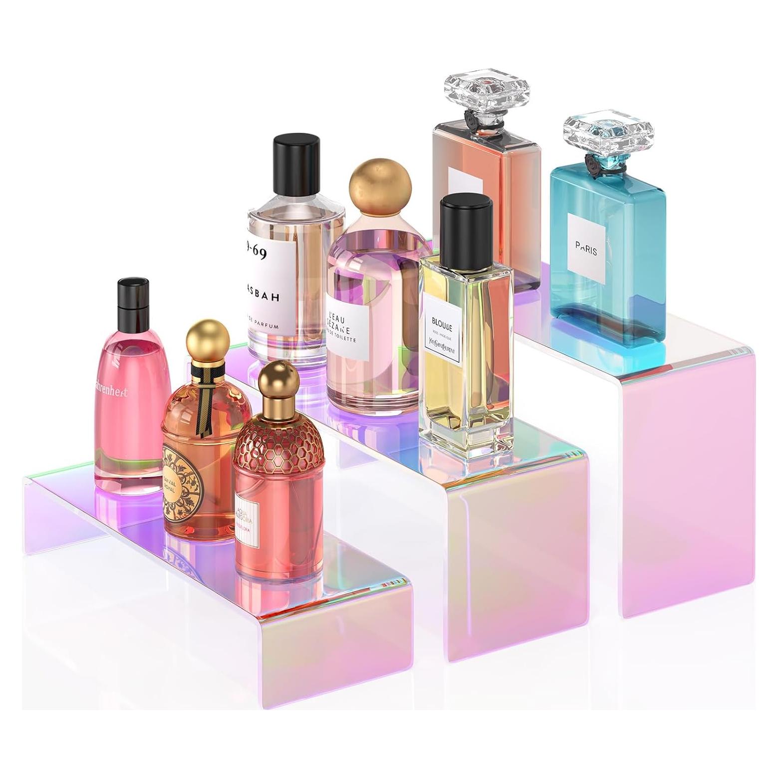 3 Pcs Soportes de Exhibición Acrílico Iridiscente WEITELAI