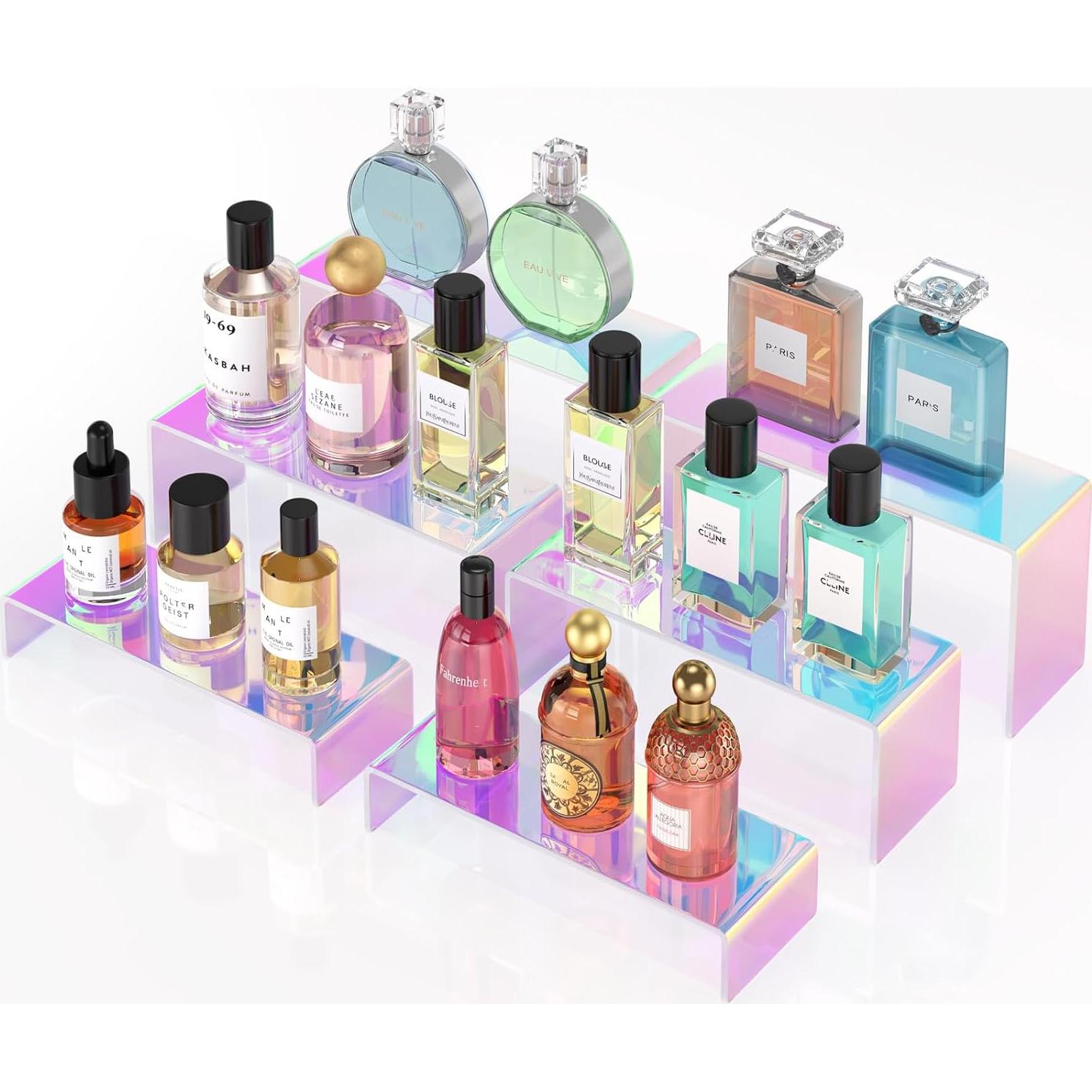 3 Pcs Soportes de Exhibición Acrílico Iridiscente WEITELAI