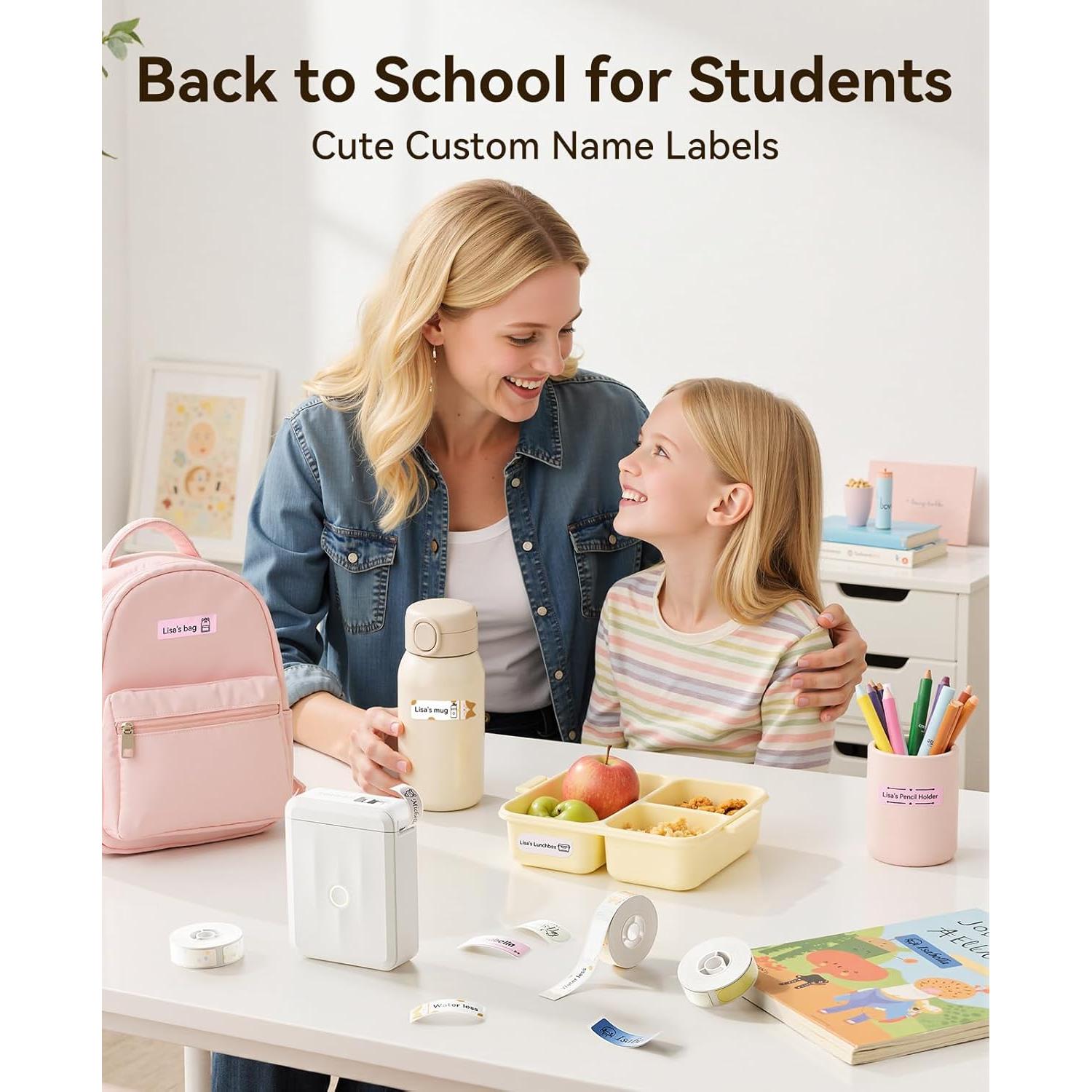 Máquina de Etiquetas NIIMBOT D110M con 3 Rollos de Etiquetas