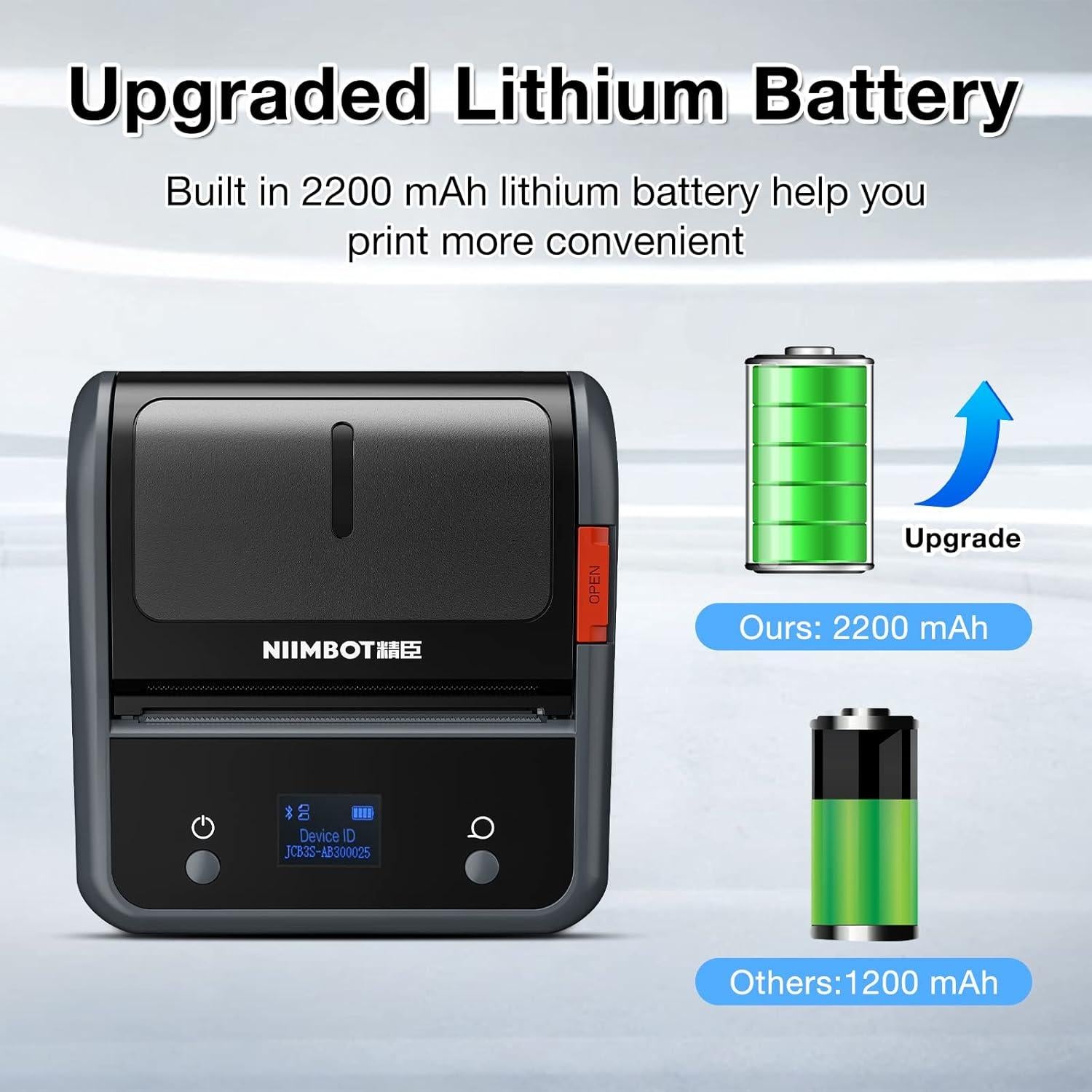 Impresora Térmica de Etiquetas NIIMBOT B3S Portátil 3"